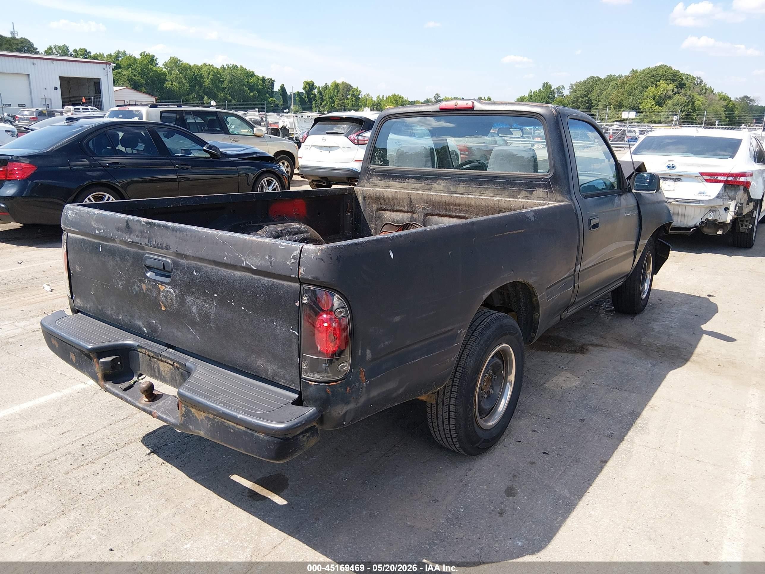 1996 Toyota Tacoma   Black vin: 4TANL42N2TZ185984