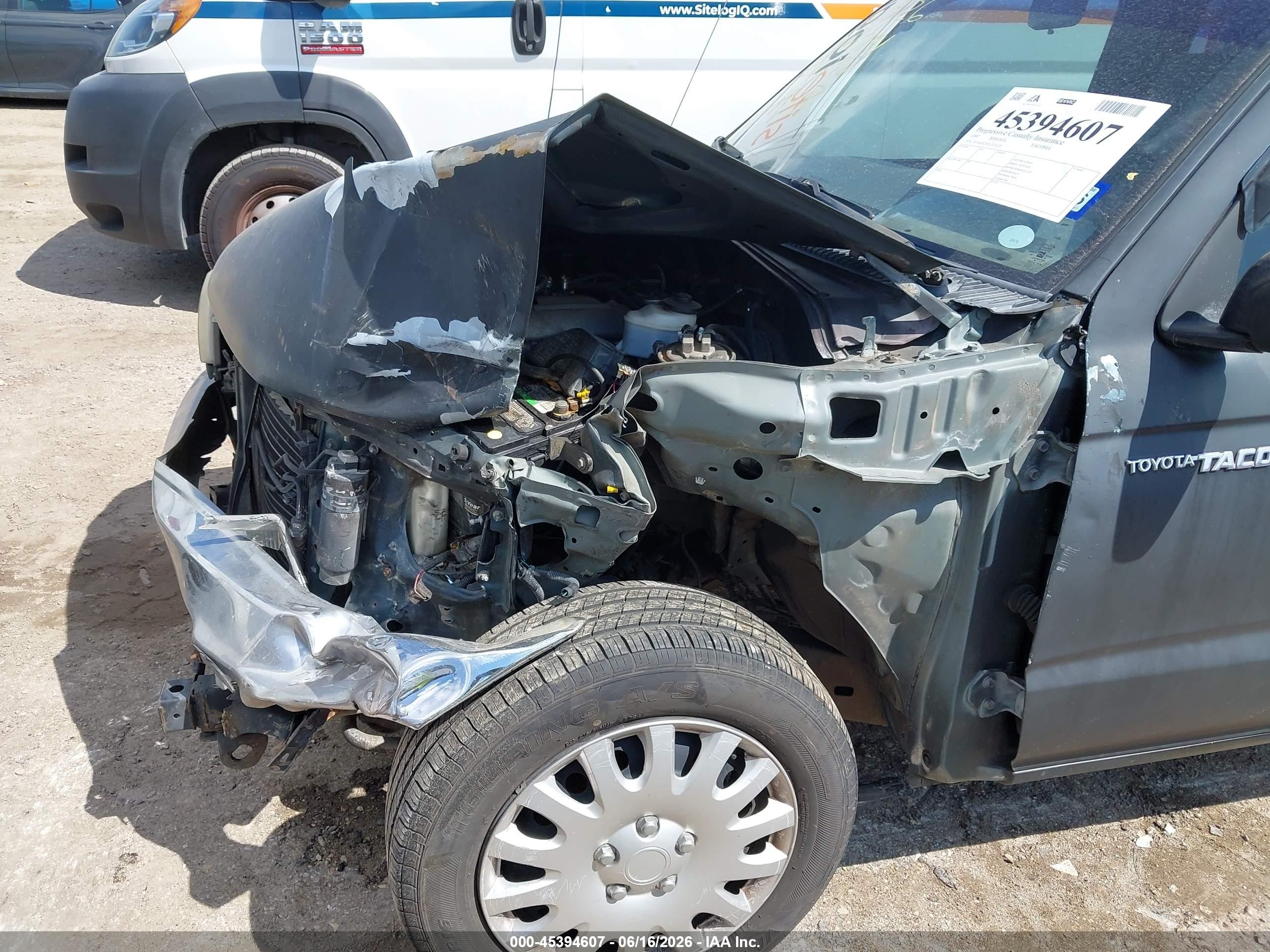 1997 Toyota Tacoma   Серый vin: 4TANL42N2VZ276272