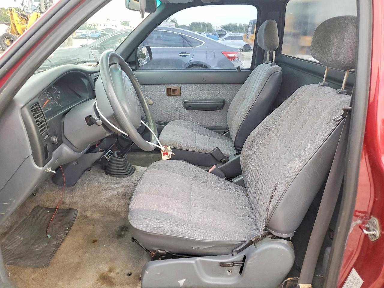 1997 Toyota Tacoma Base Burgundy vin: 4TANL42N2VZ313451
