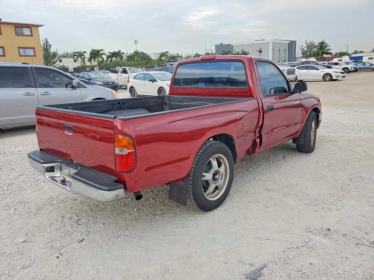 1997 Toyota Tacoma Base Burgundy vin: 4TANL42N2VZ313451