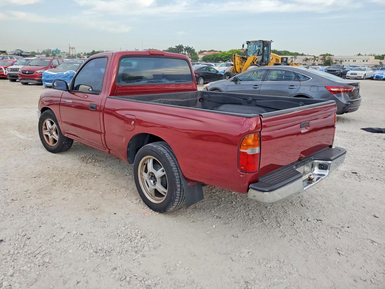 1997 Toyota Tacoma Base Burgundy vin: 4TANL42N2VZ313451