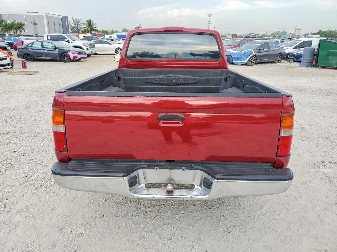 1997 Toyota Tacoma Base Burgundy vin: 4TANL42N2VZ313451