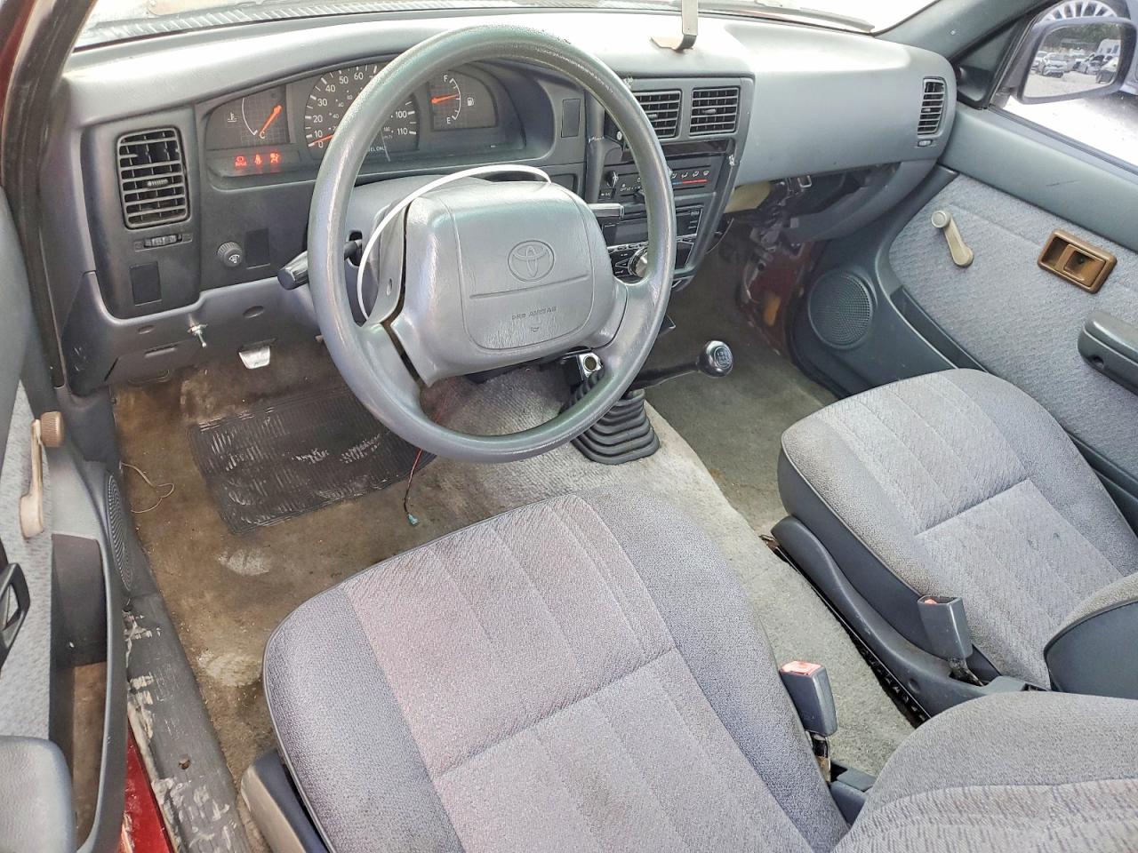 1997 Toyota Tacoma Base Burgundy vin: 4TANL42N2VZ313451