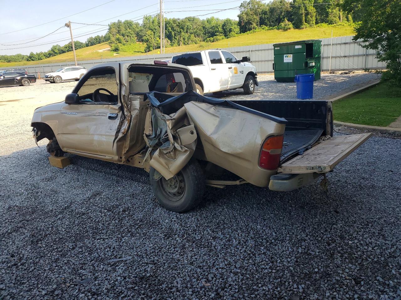 1998 Toyota Tacoma Base Beige vin: 4TANL42N2WZ136255