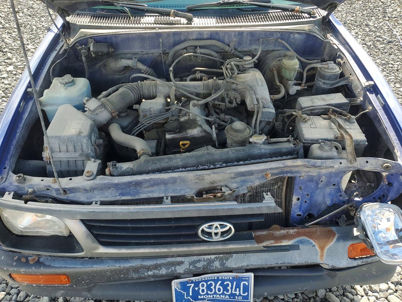 1996 Toyota Tacoma Base Синий vin: 4TANL42N3TZ126684