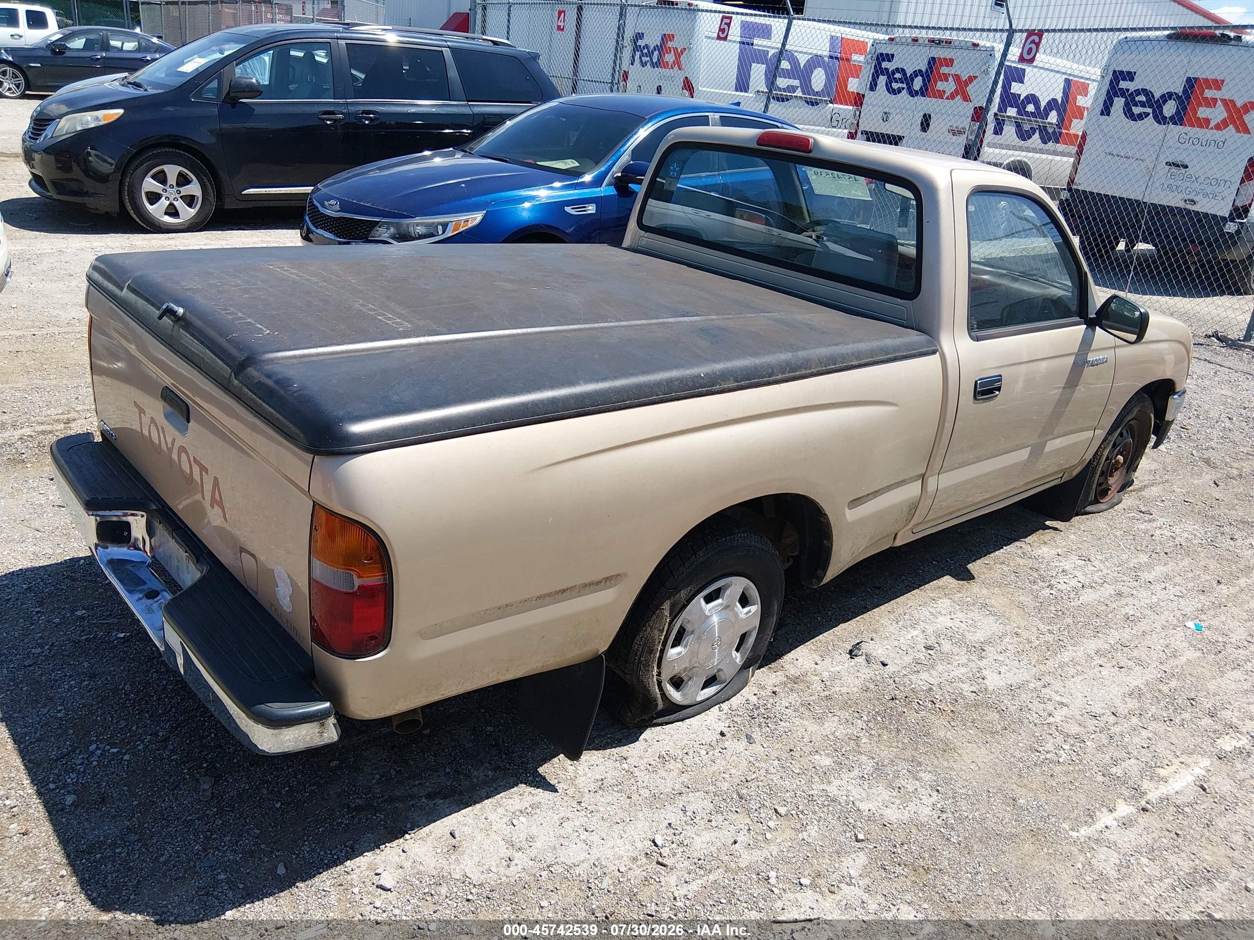 1997 Toyota Tacoma   Желто-коричневый vin: 4TANL42N4VZ317422