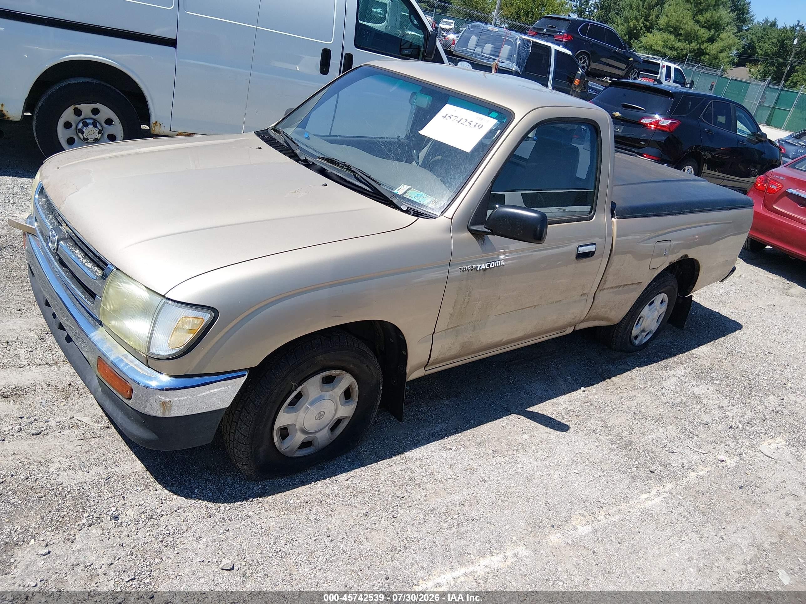 1997 Toyota Tacoma   Желто-коричневый vin: 4TANL42N4VZ317422