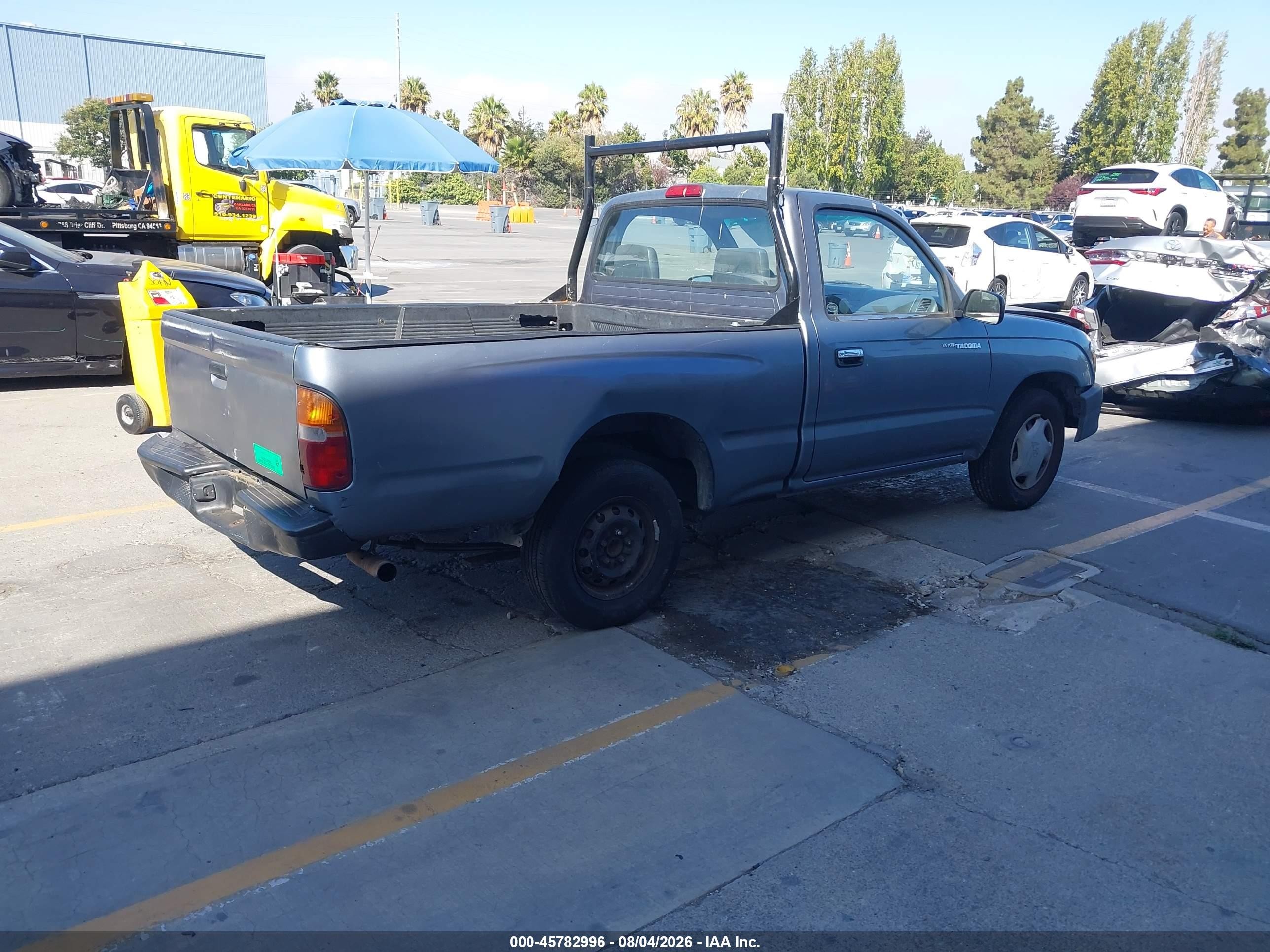 1998 Toyota Tacoma   Gray vin: 4TANL42N4WZ167779