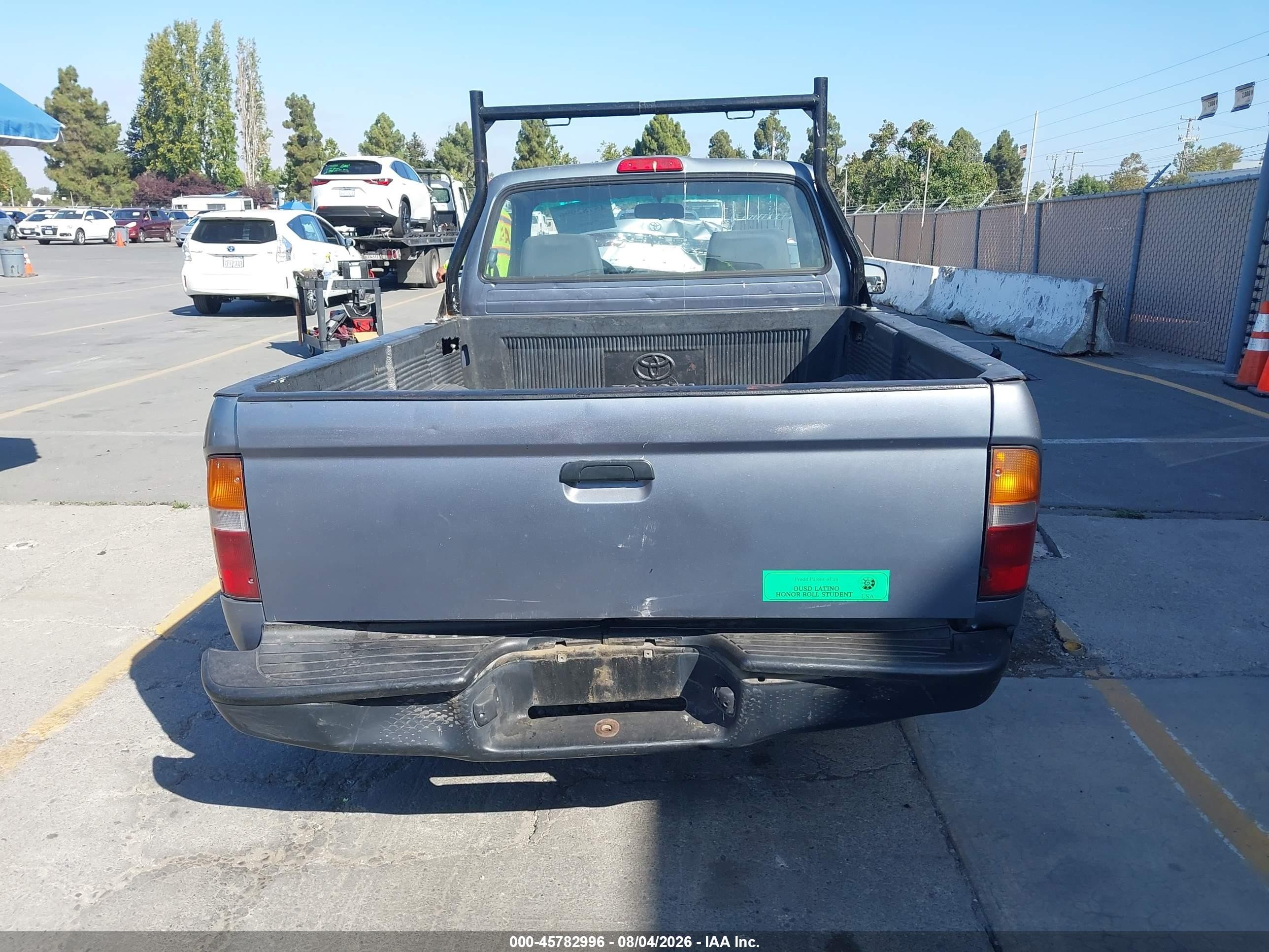 1998 Toyota Tacoma   Gray vin: 4TANL42N4WZ167779