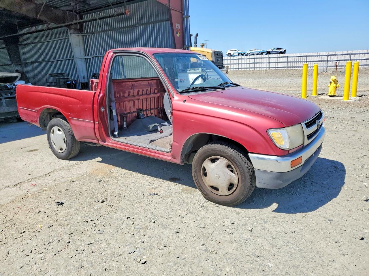 1997 Toyota Tacoma Base Burgundy vin: 4TANL42N5VZ329448