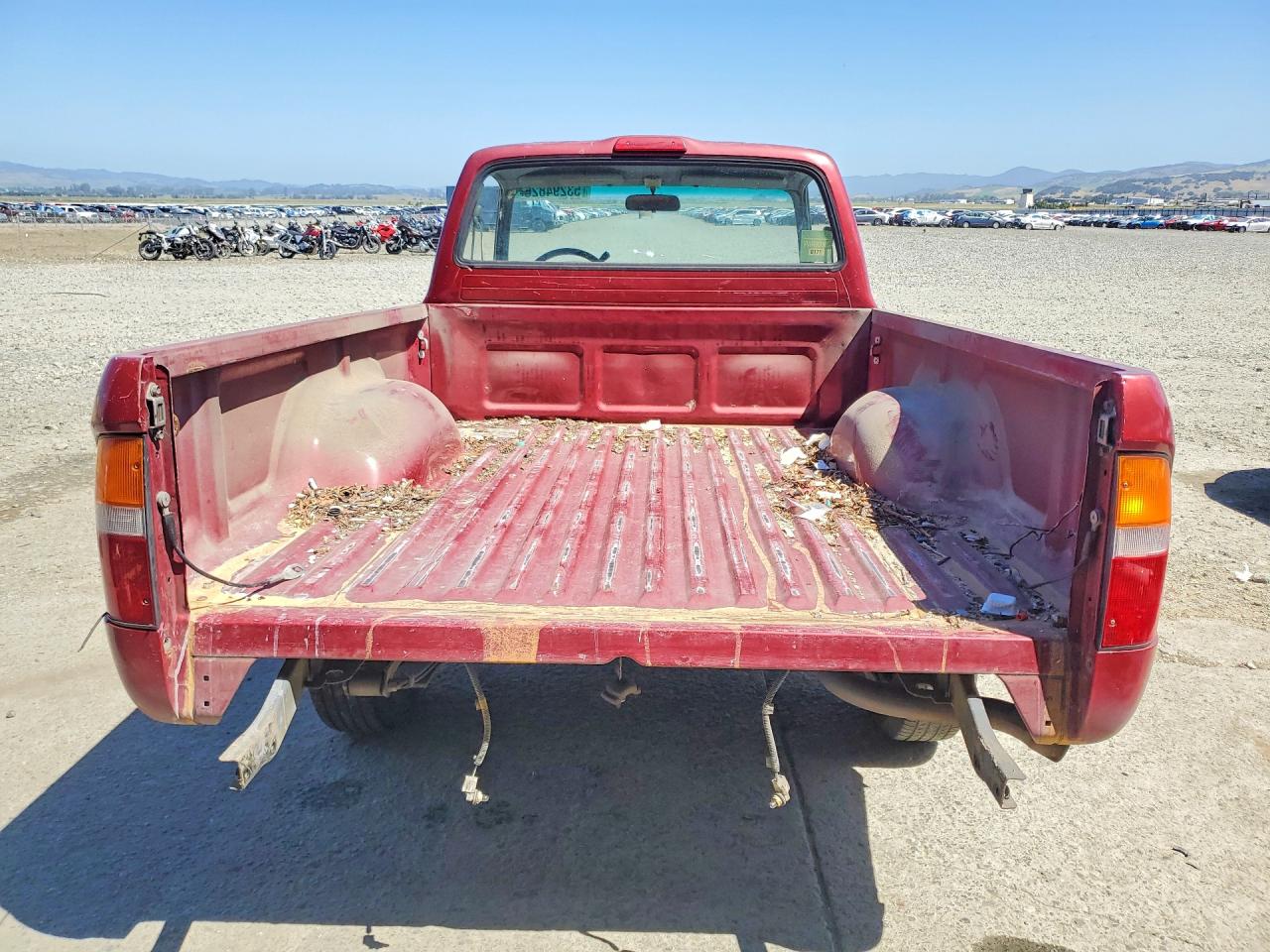 1997 Toyota Tacoma Base Burgundy vin: 4TANL42N5VZ329448