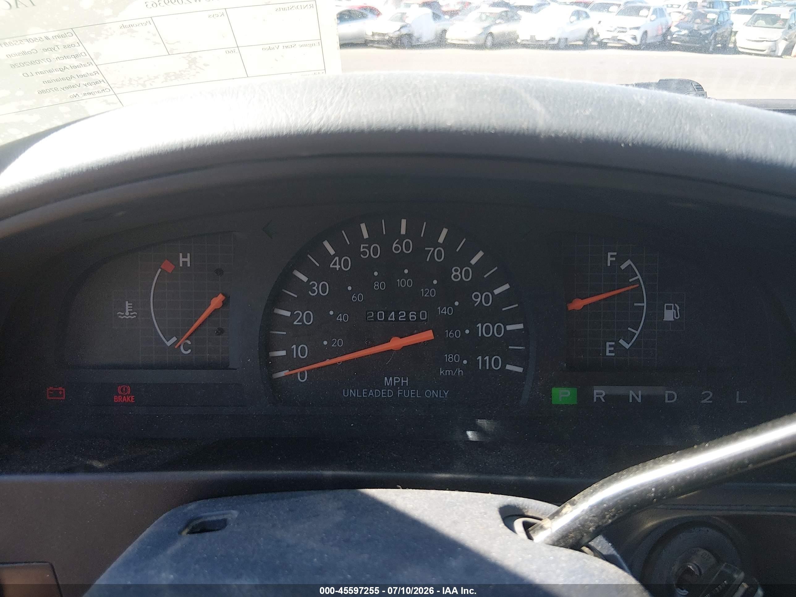 1998 Toyota Tacoma   White vin: 4TANL42N5WZ099363