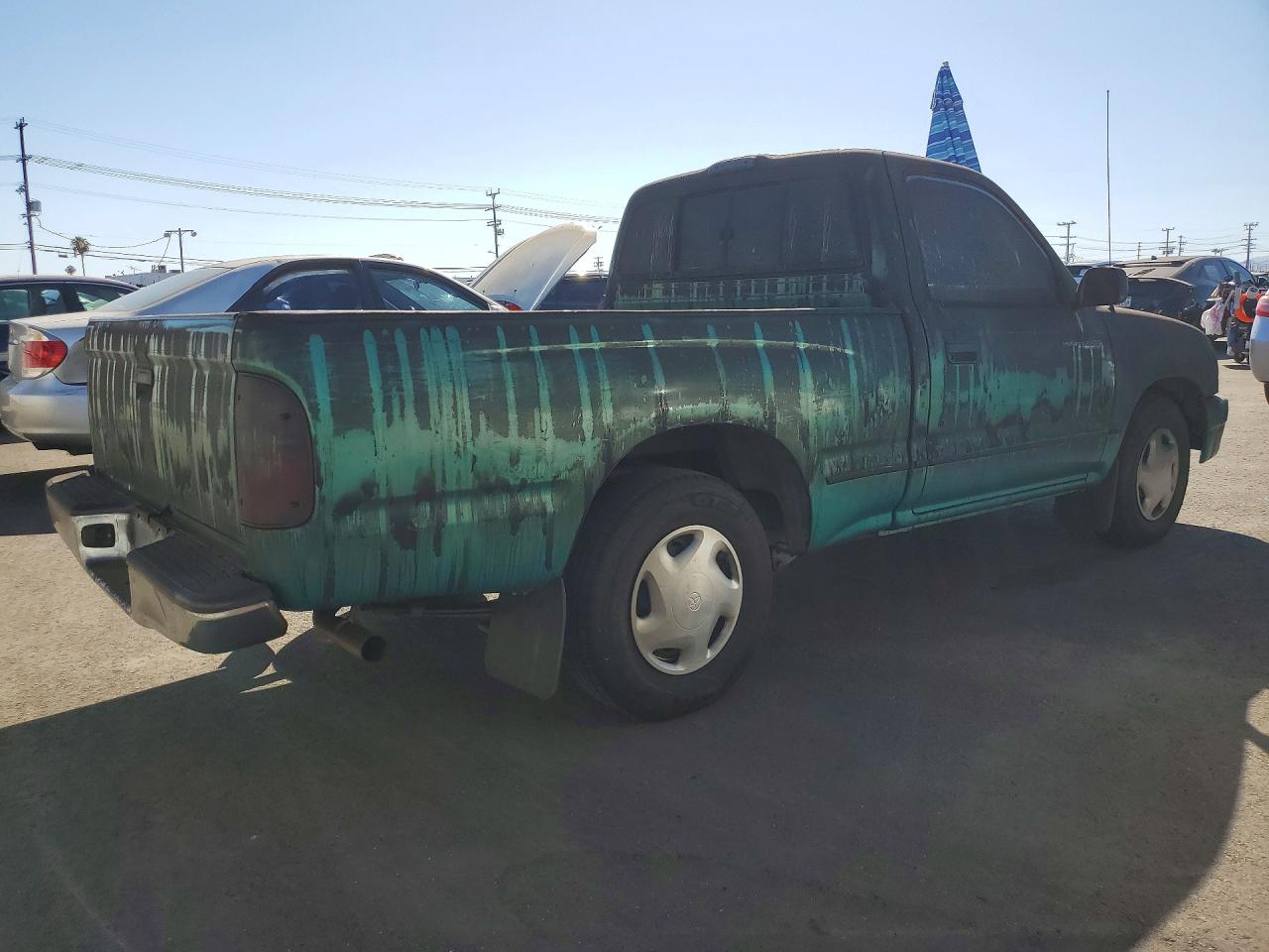 1998 Toyota Tacoma Base Green vin: 4TANL42N6WZ004065