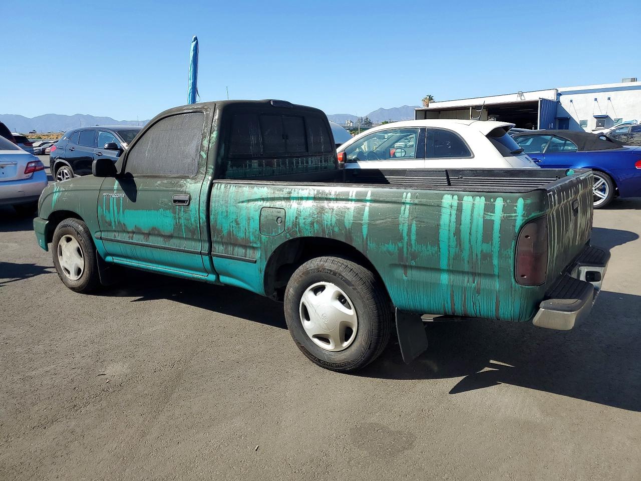 1998 Toyota Tacoma Base Green vin: 4TANL42N6WZ004065