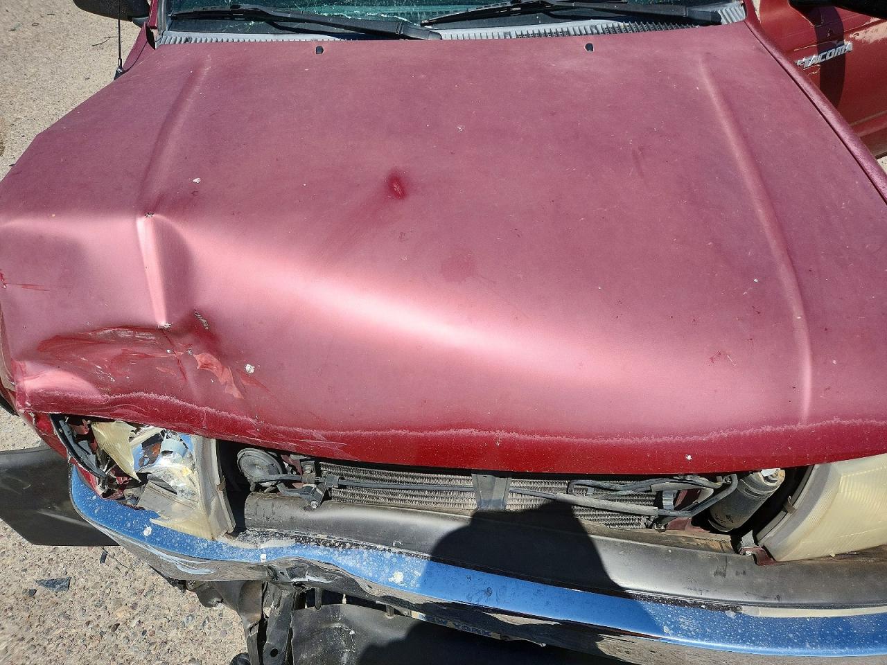 1998 Toyota Tacoma Base Maroon vin: 4TANL42N6WZ125744