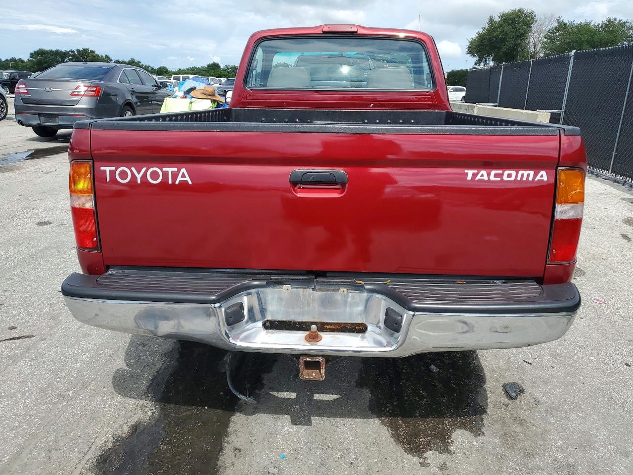 1998 Toyota Tacoma Base Красный vin: 4TANL42N6WZ158646