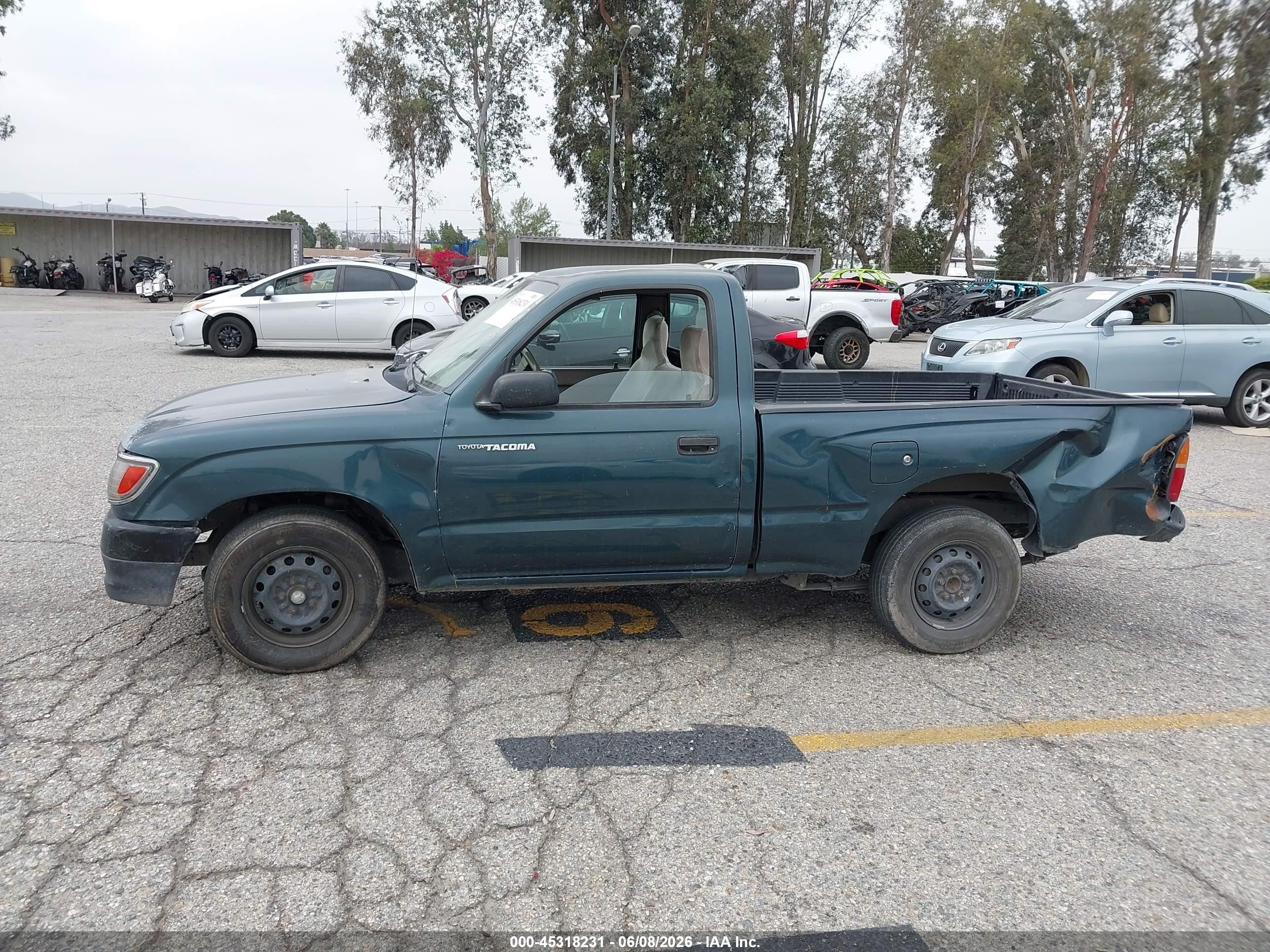 1996 Toyota Tacoma   Зеленый vin: 4TANL42N7TZ176861
