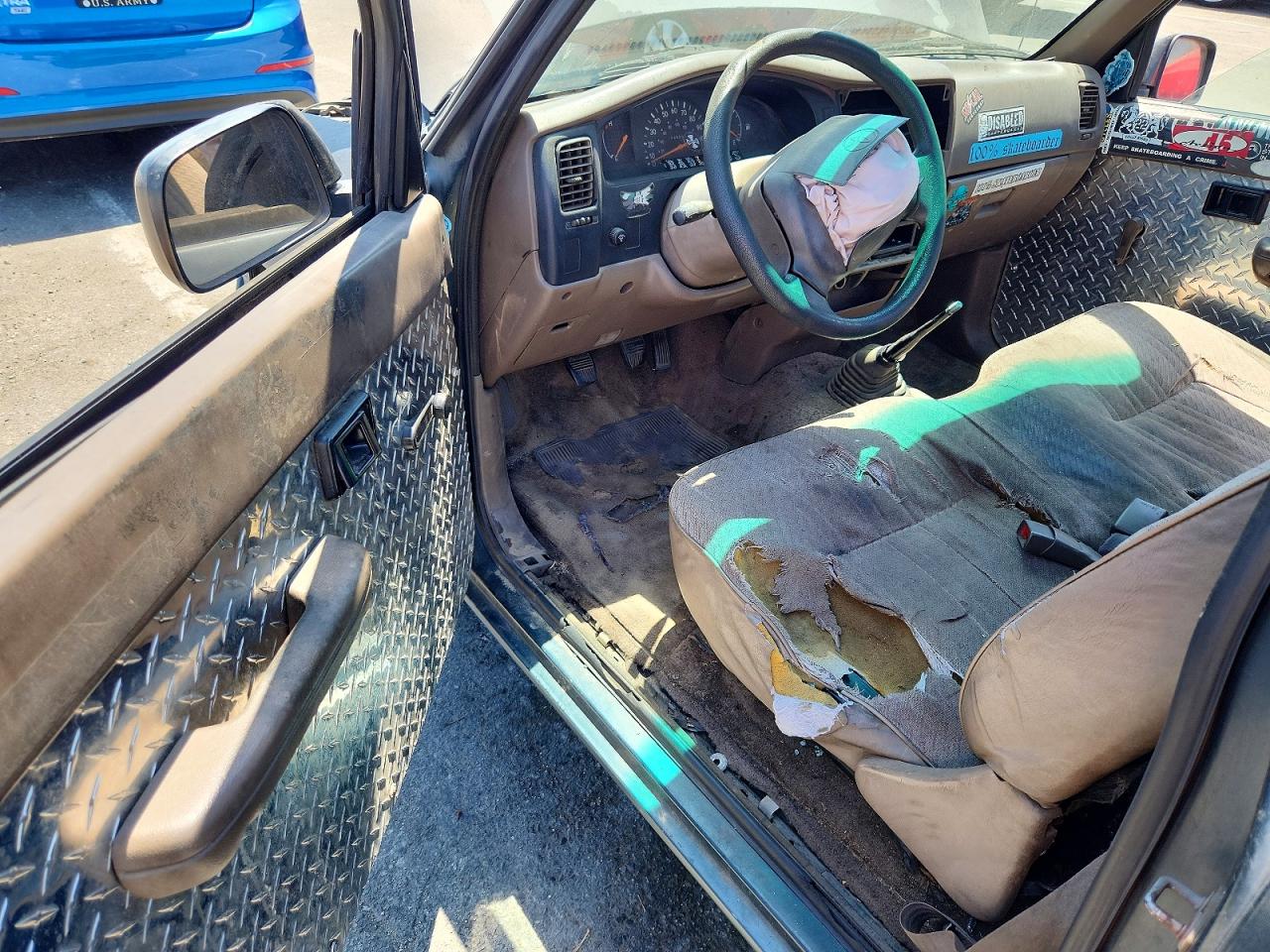 1996 Toyota Tacoma Base Blue vin: 4TANL42N7TZ217506