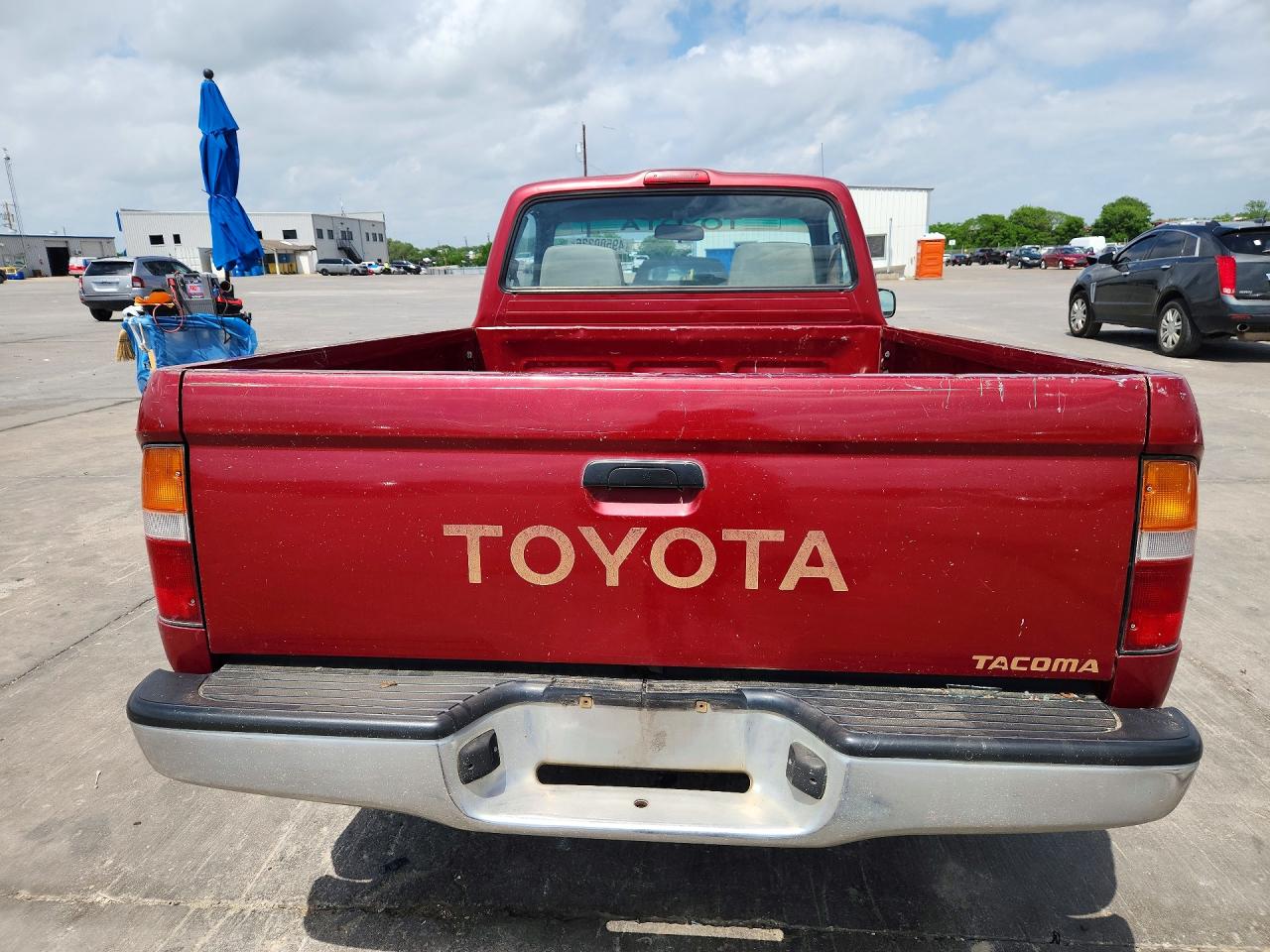 1997 Toyota Tacoma Base Burgundy vin: 4TANL42N7VZ247737