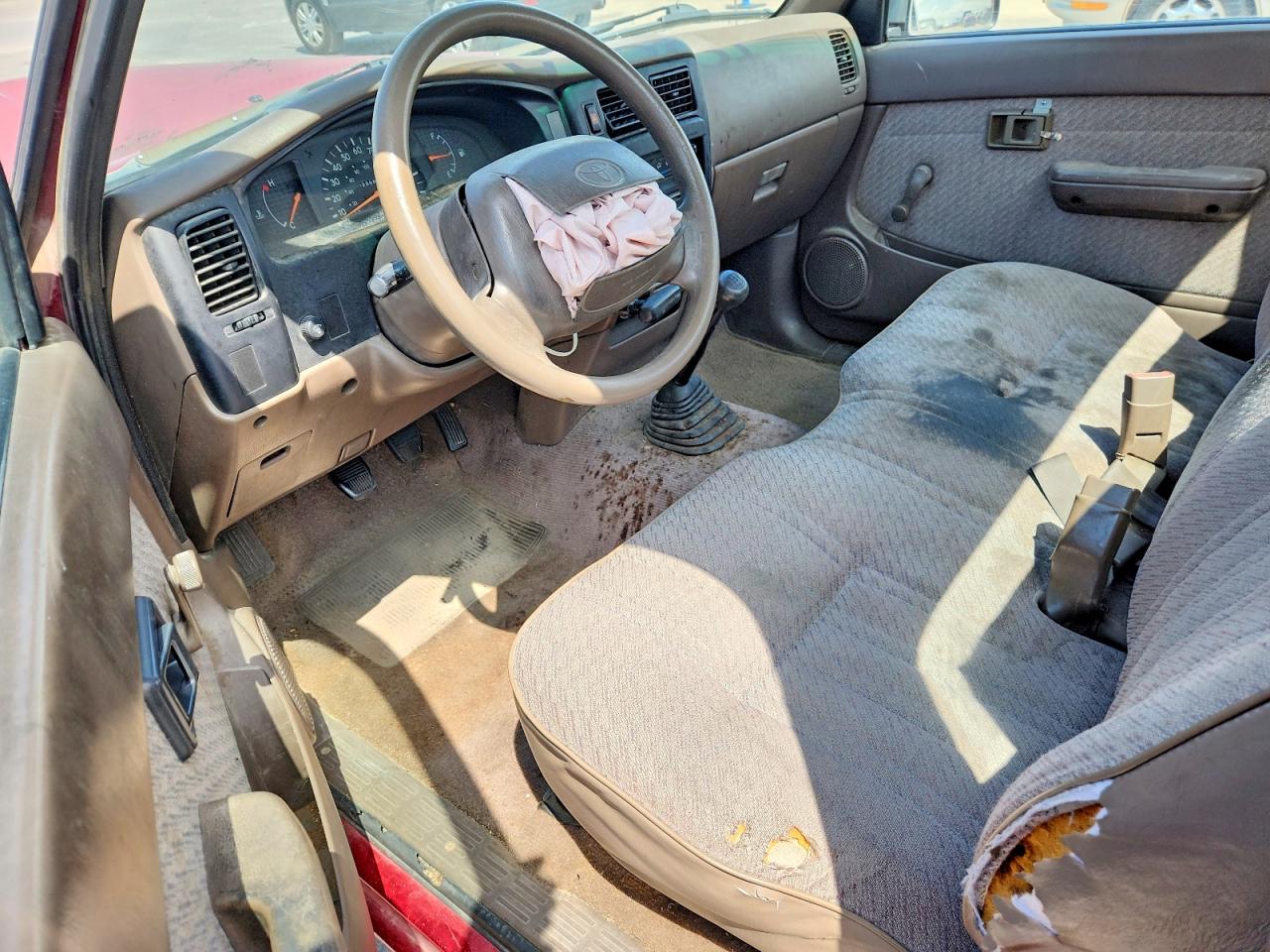 1997 Toyota Tacoma Base Burgundy vin: 4TANL42N7VZ247737