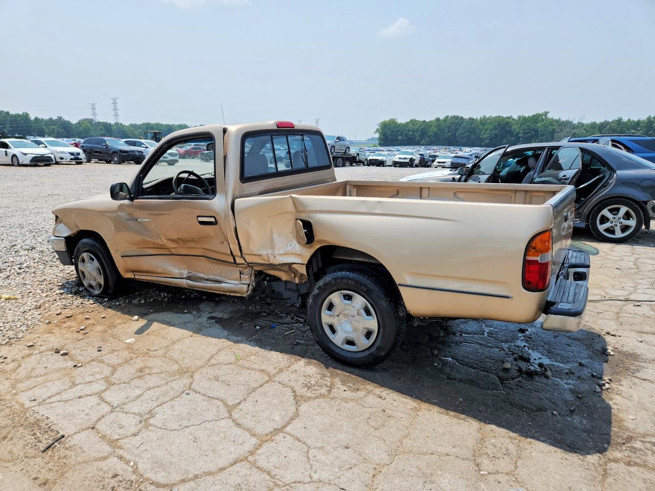 1997 Toyota Tacoma Base Tan vin: 4TANL42N7VZ321559