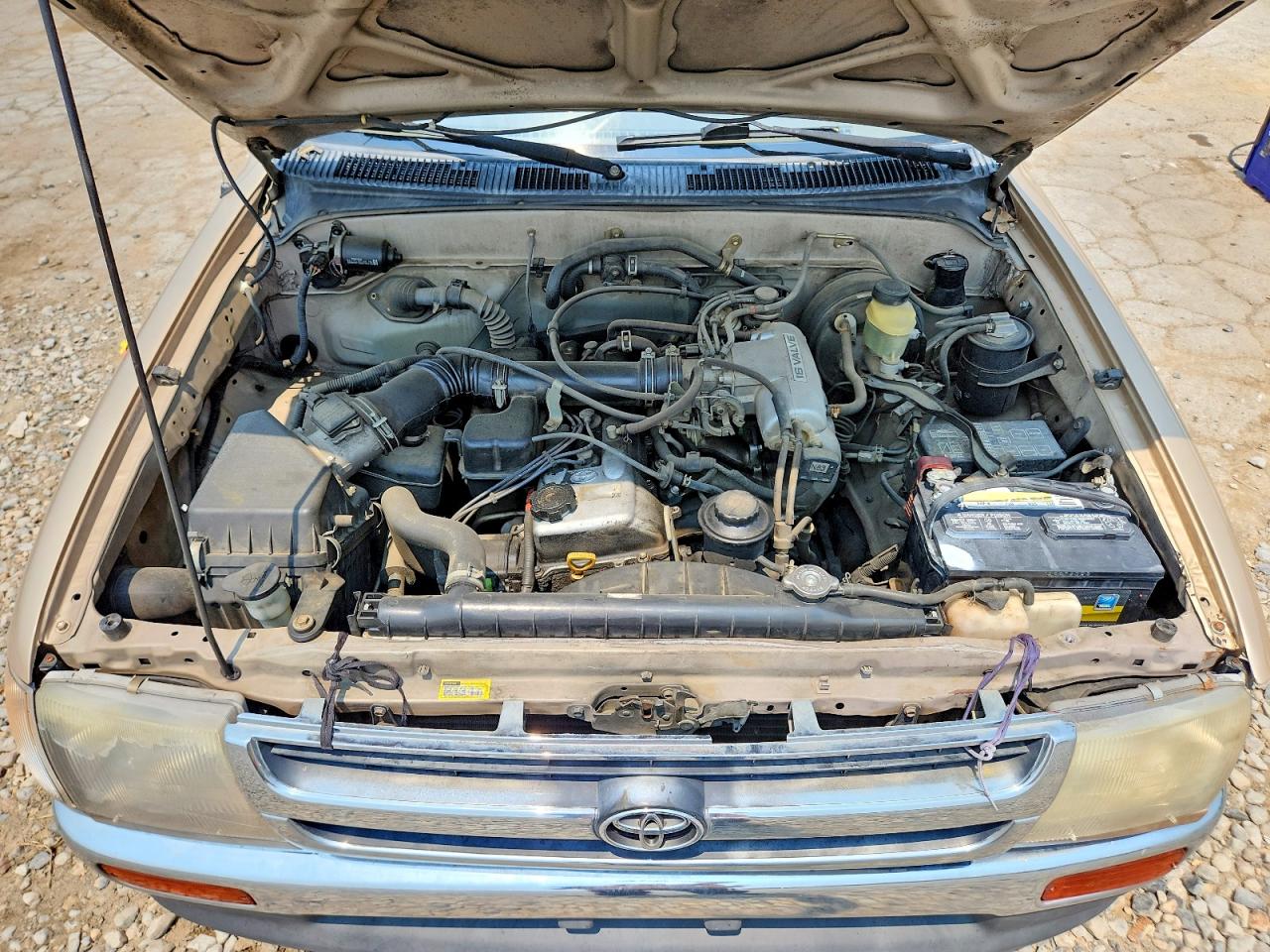1997 Toyota Tacoma Base Tan vin: 4TANL42N7VZ321559