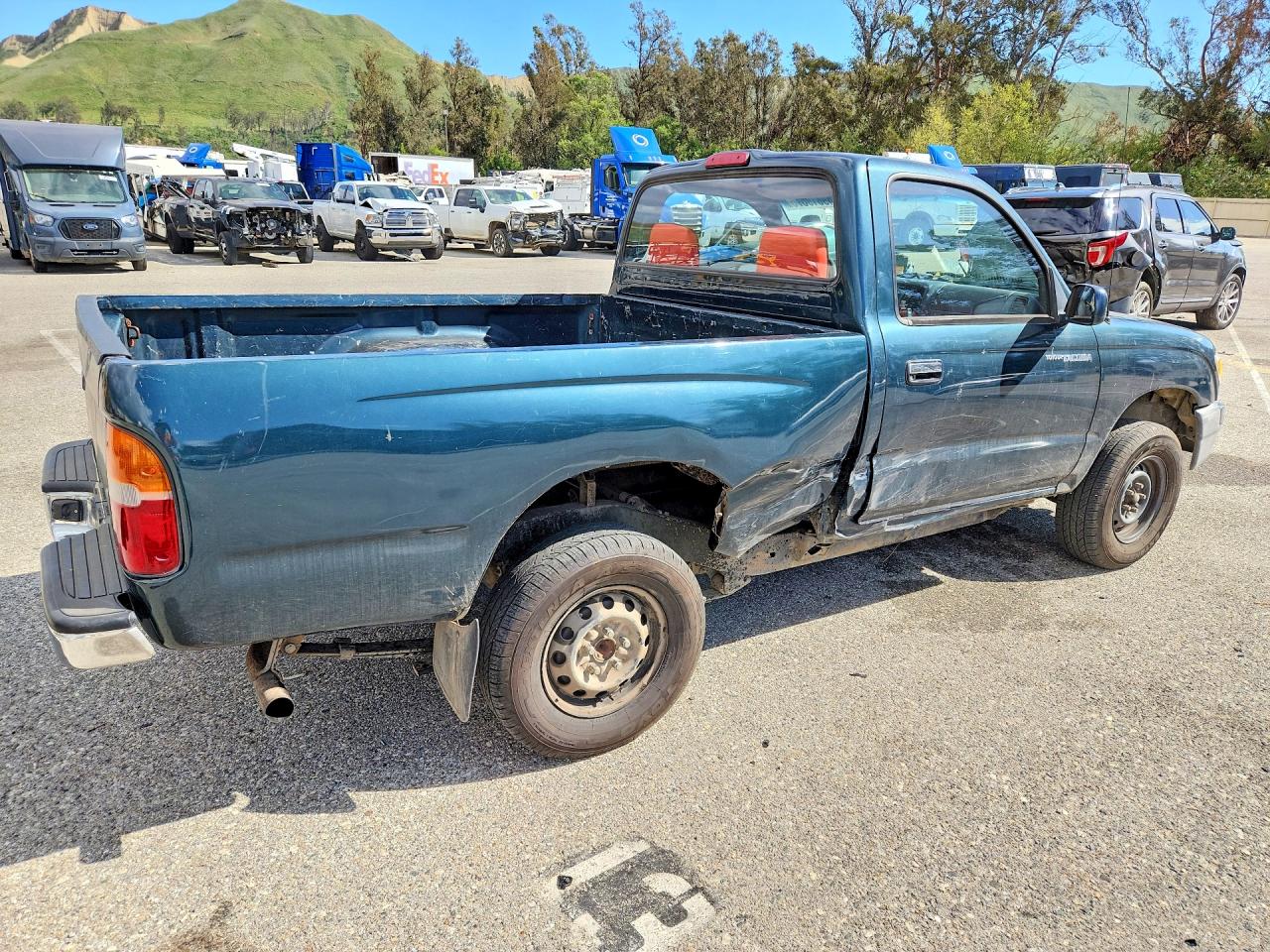 1998 Toyota Tacoma Base Green vin: 4TANL42N7WZ095105