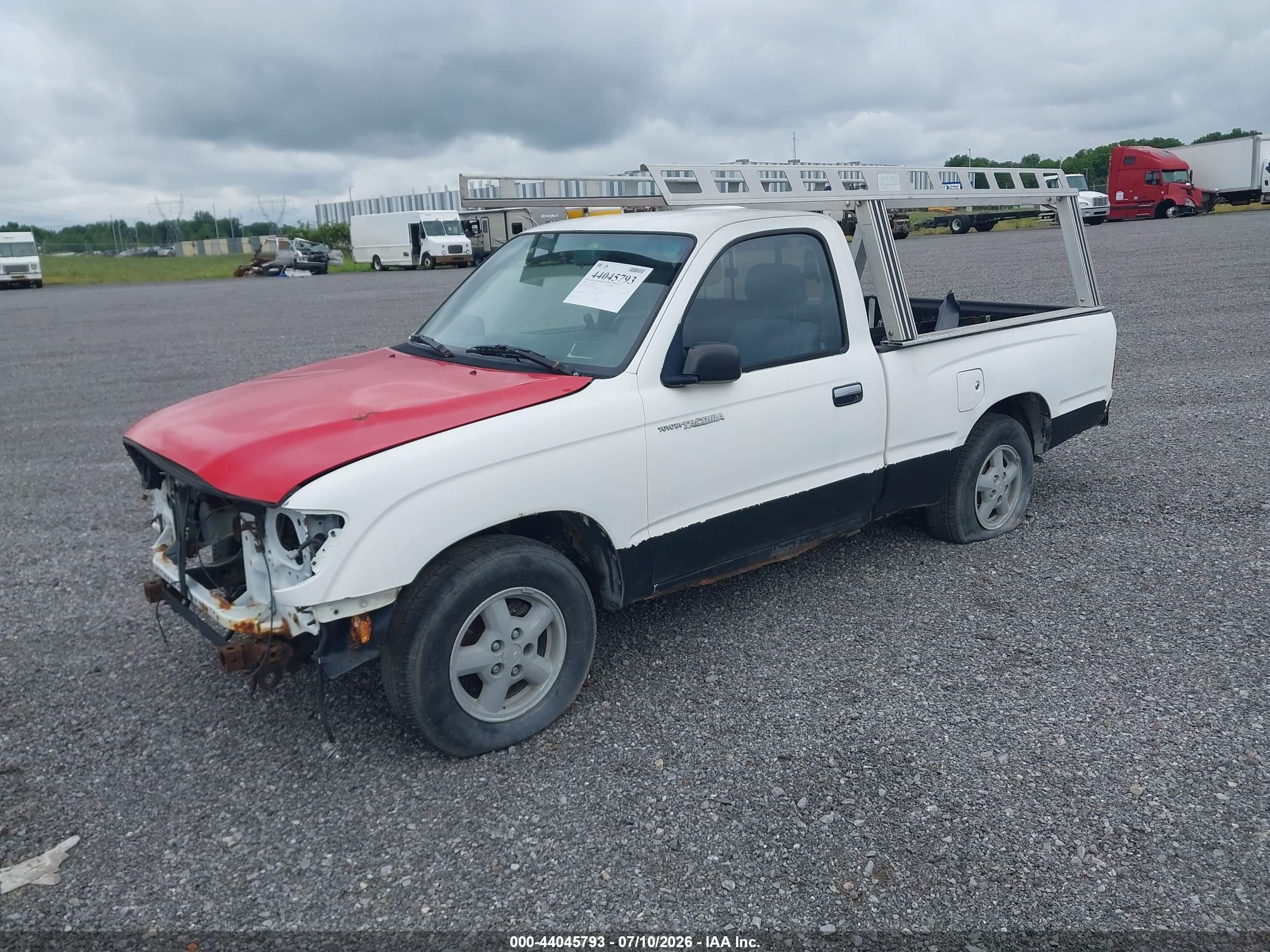 1996 Toyota Tacoma   White vin: 4TANL42N8TZ128236