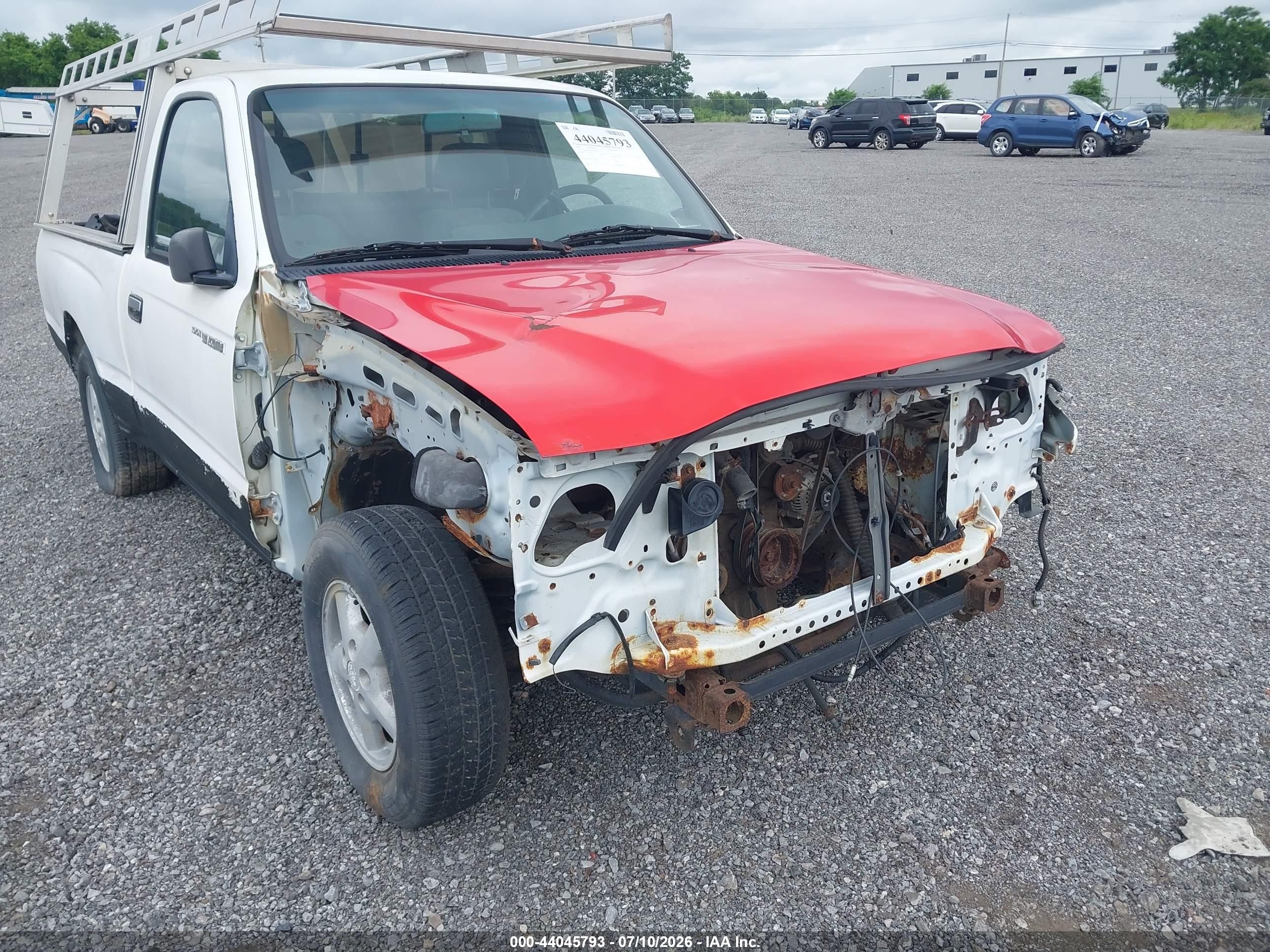 1996 Toyota Tacoma   White vin: 4TANL42N8TZ128236