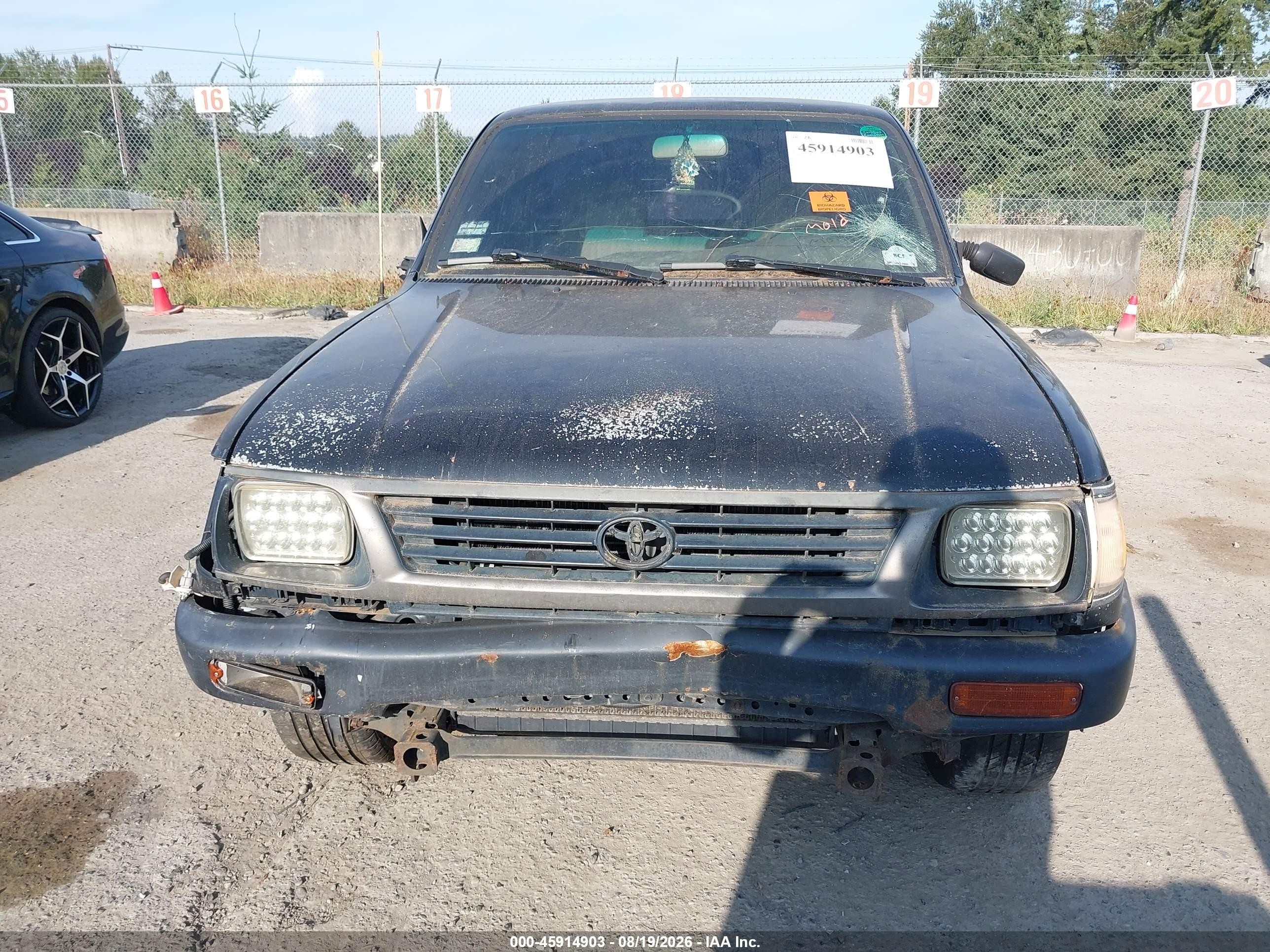 1996 Toyota Tacoma   Black vin: 4TANL42N8TZ146400
