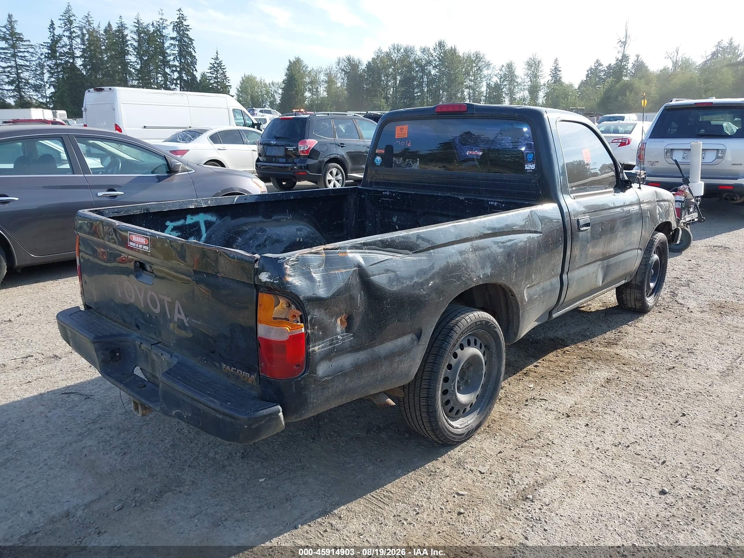 1996 Toyota Tacoma   Black vin: 4TANL42N8TZ146400