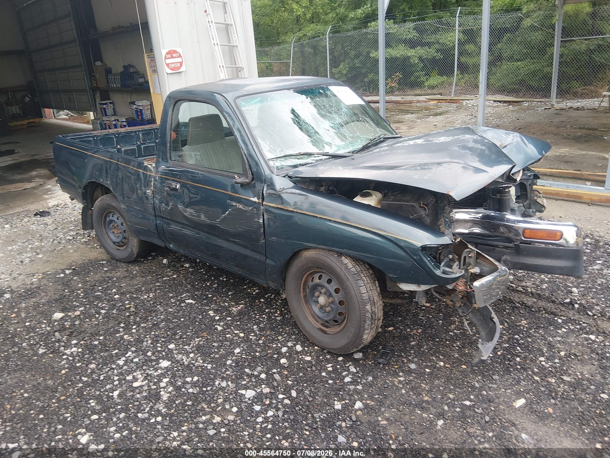 1997 Toyota Tacoma   Green vin: 4TANL42N8VZ247357
