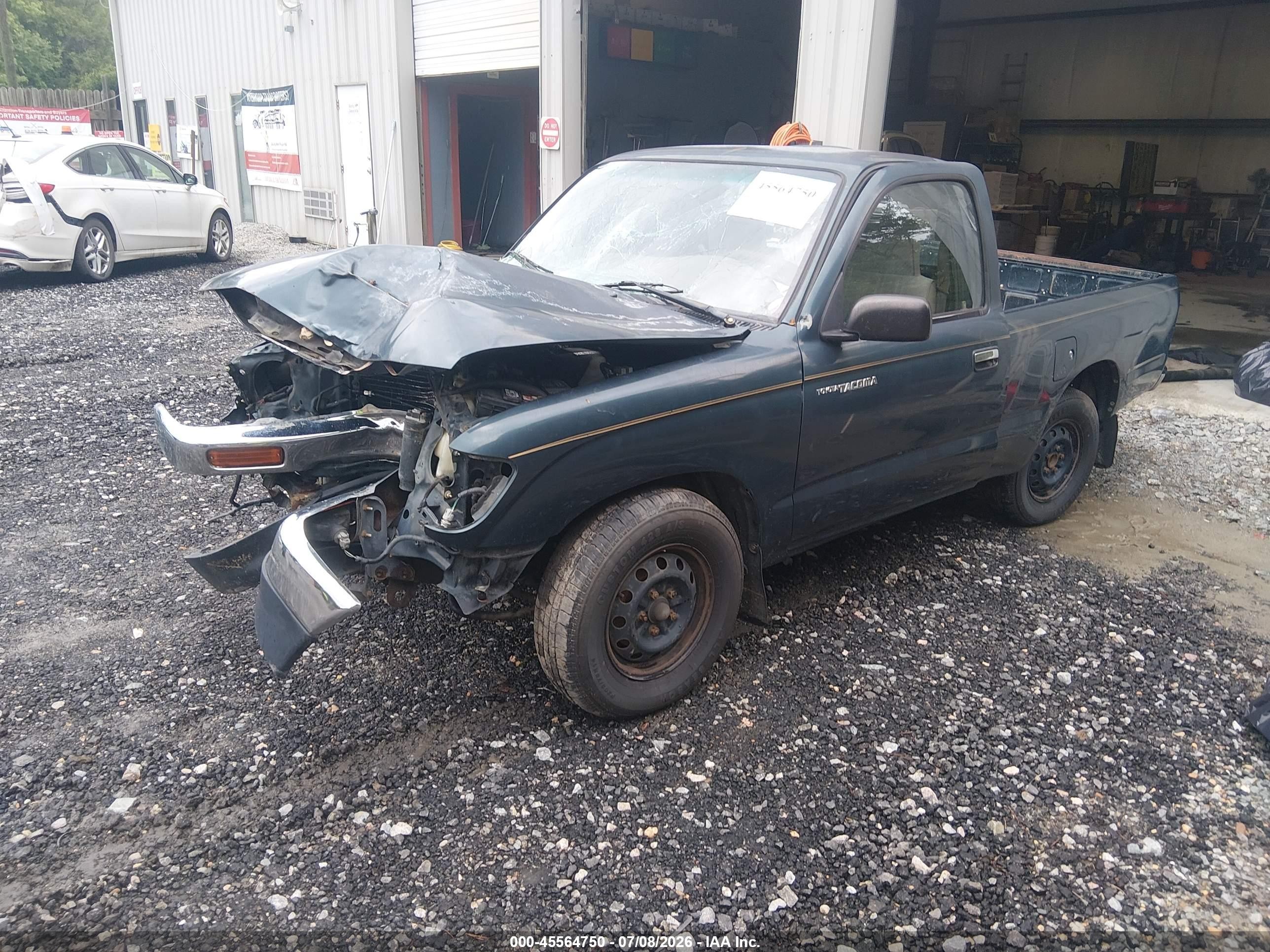 1997 Toyota Tacoma   Green vin: 4TANL42N8VZ247357