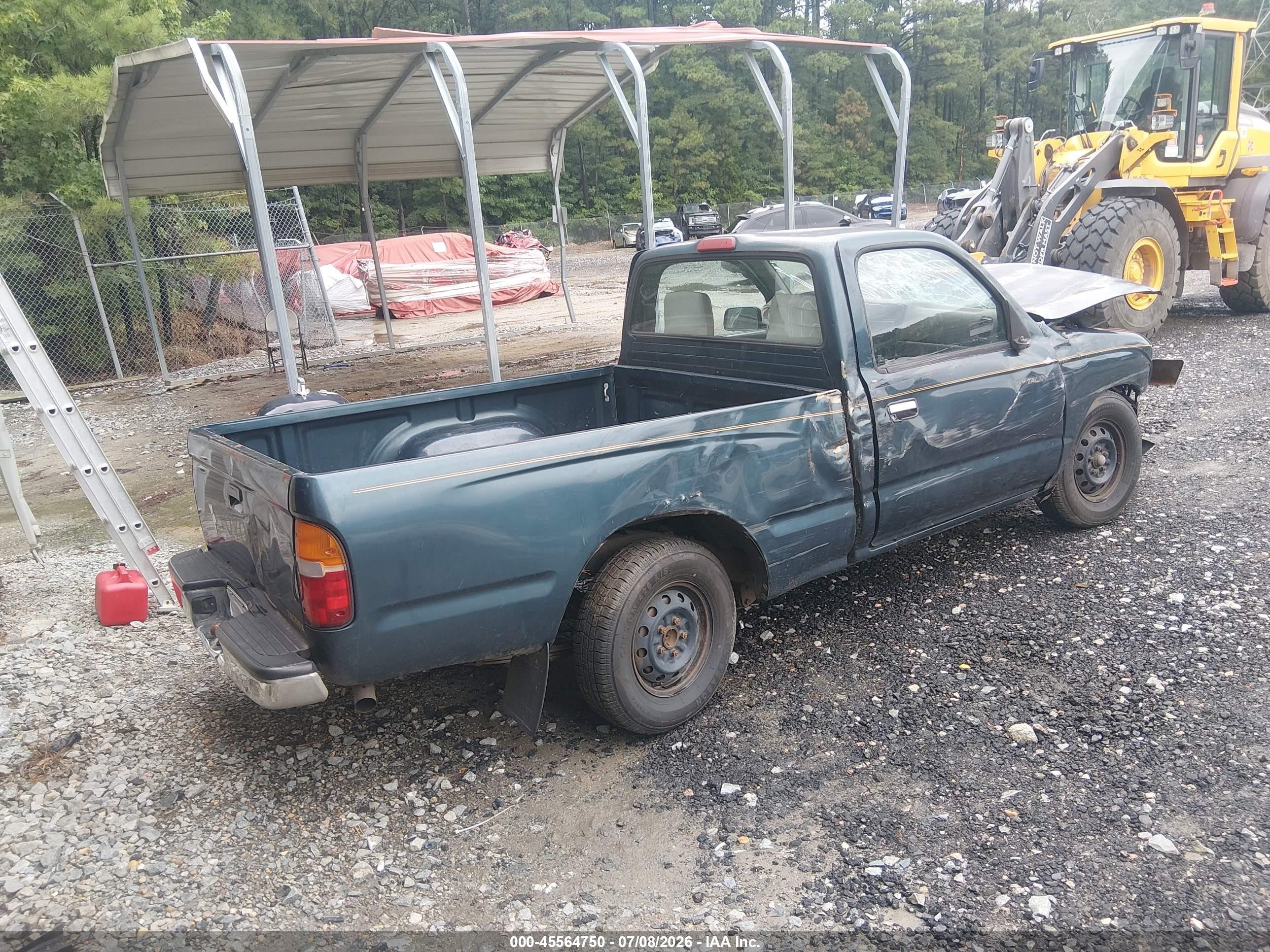 1997 Toyota Tacoma   Green vin: 4TANL42N8VZ247357