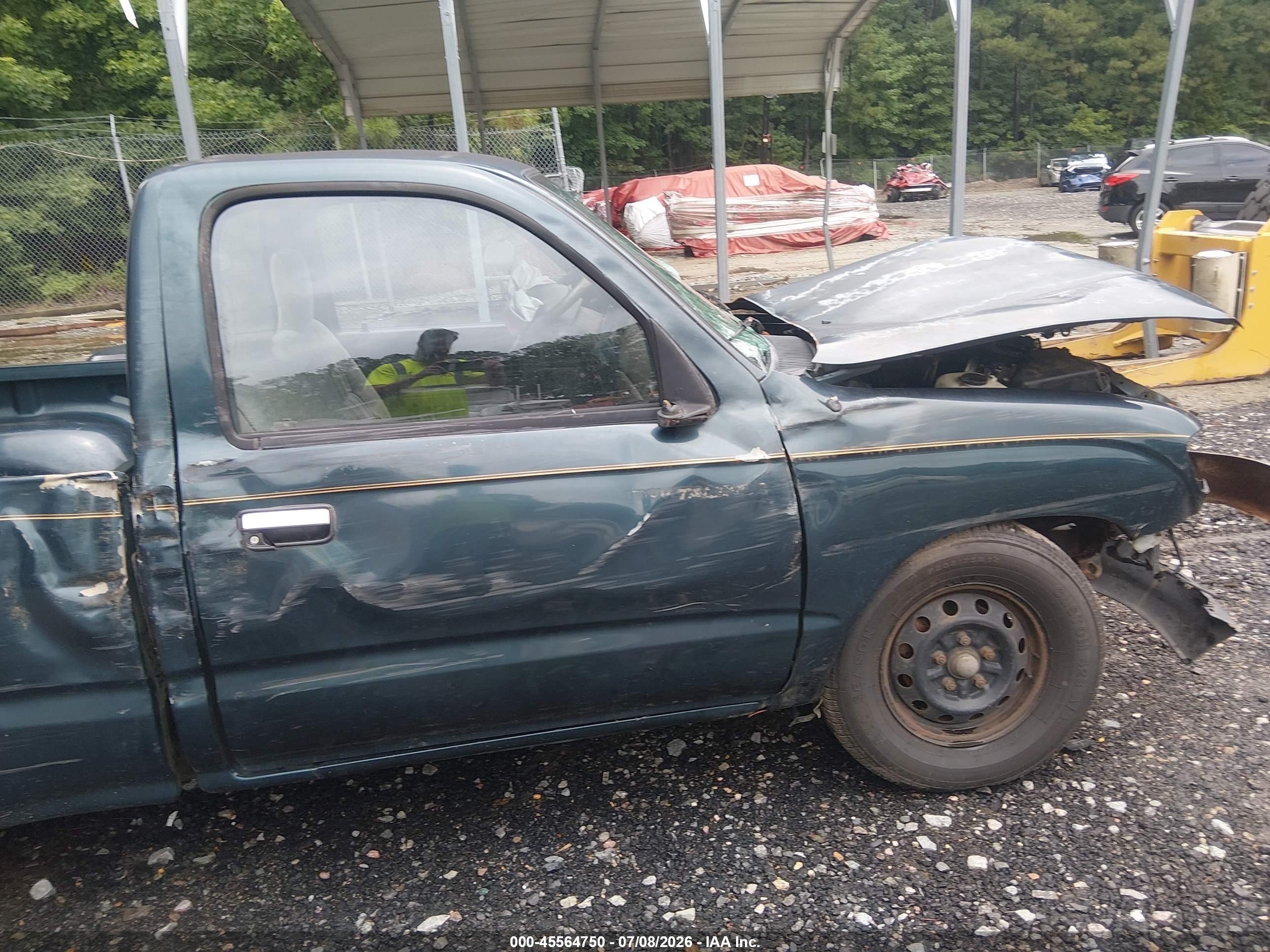 1997 Toyota Tacoma   Green vin: 4TANL42N8VZ247357