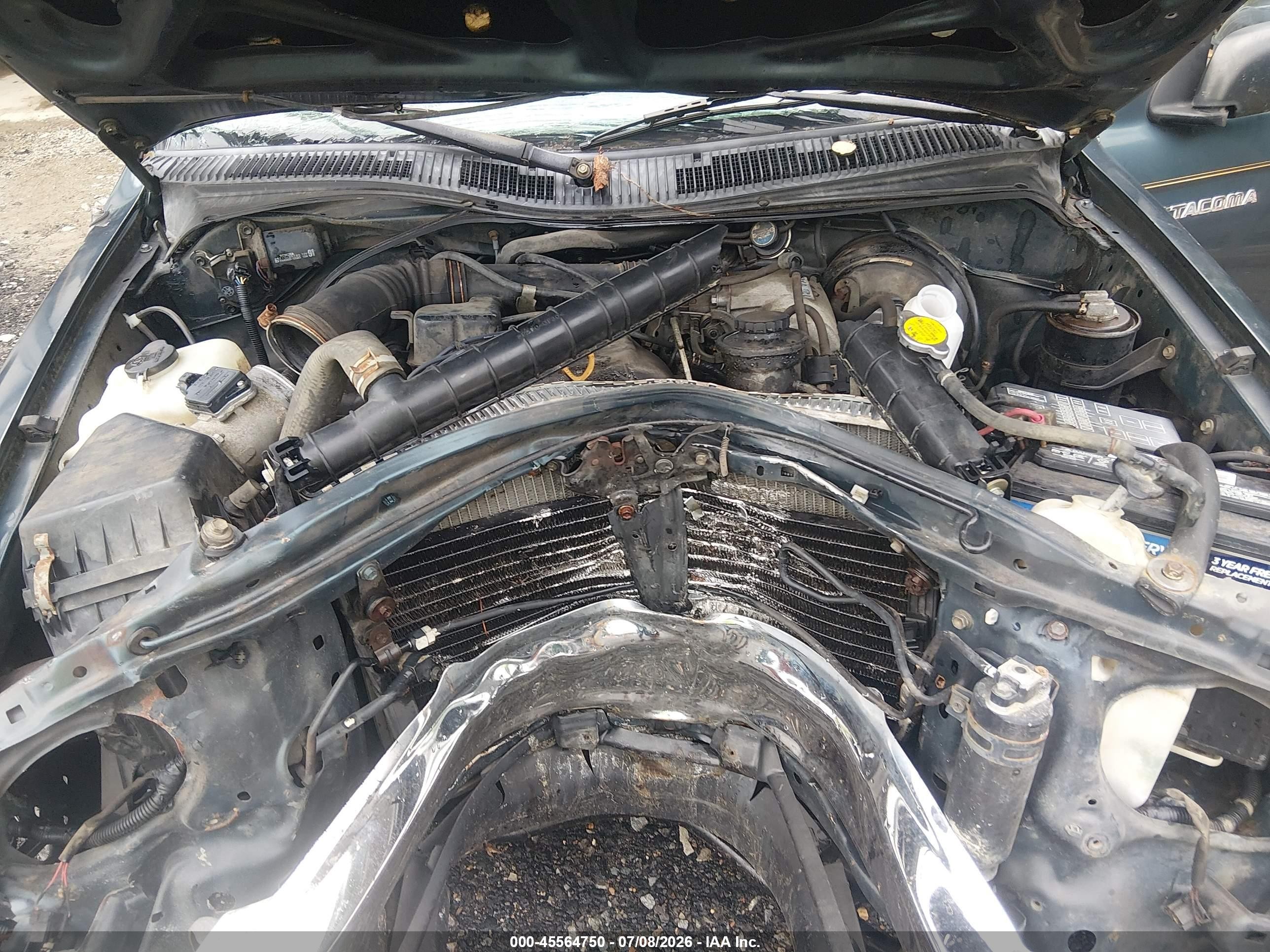 1997 Toyota Tacoma   Green vin: 4TANL42N8VZ247357