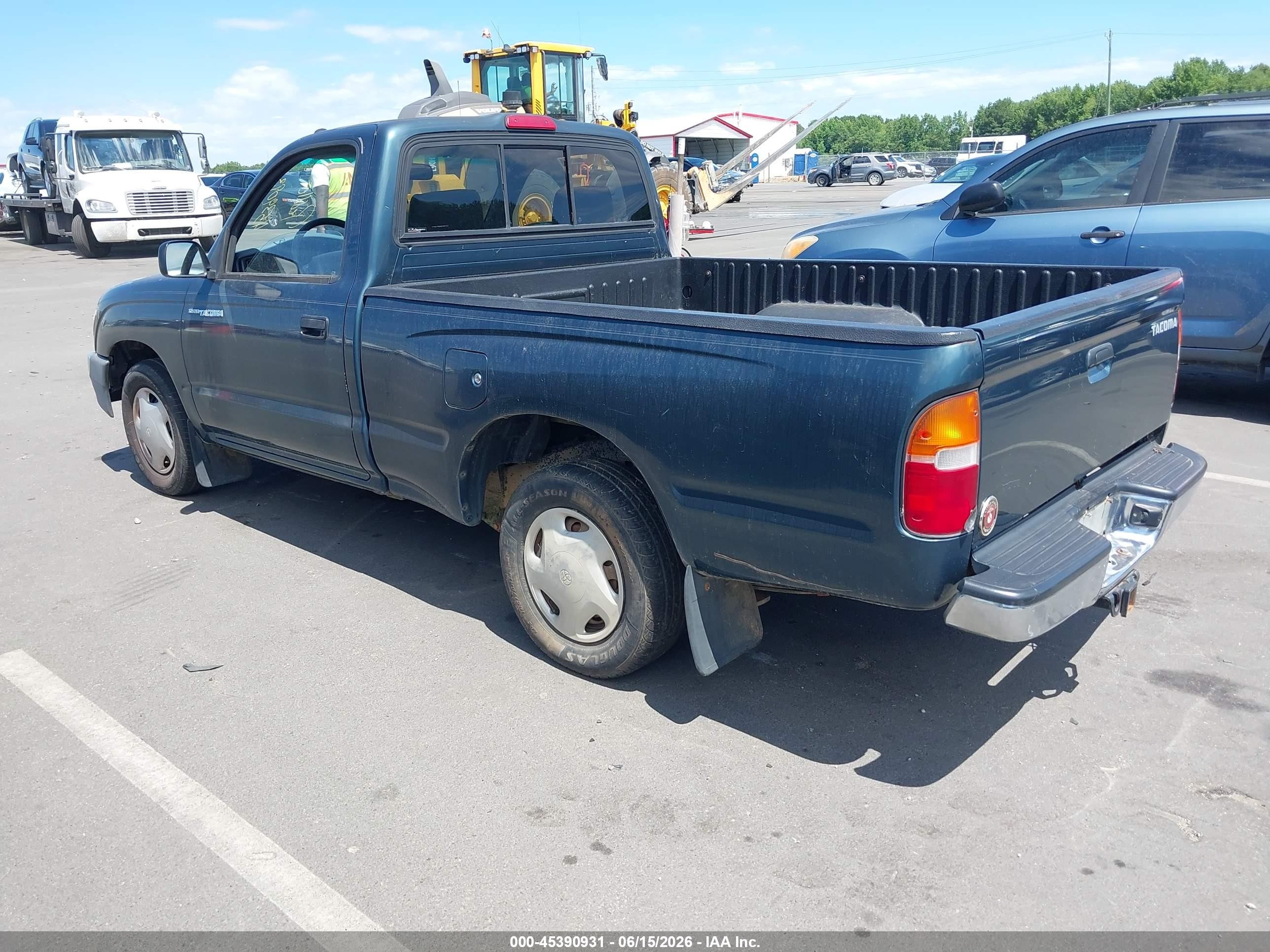 1998 Toyota Tacoma   Green vin: 4TANL42N8WZ097333