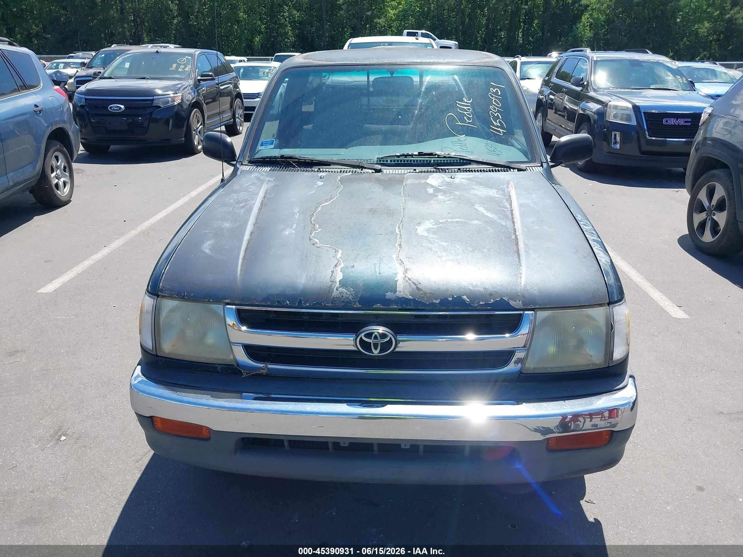 1998 Toyota Tacoma   Green vin: 4TANL42N8WZ097333