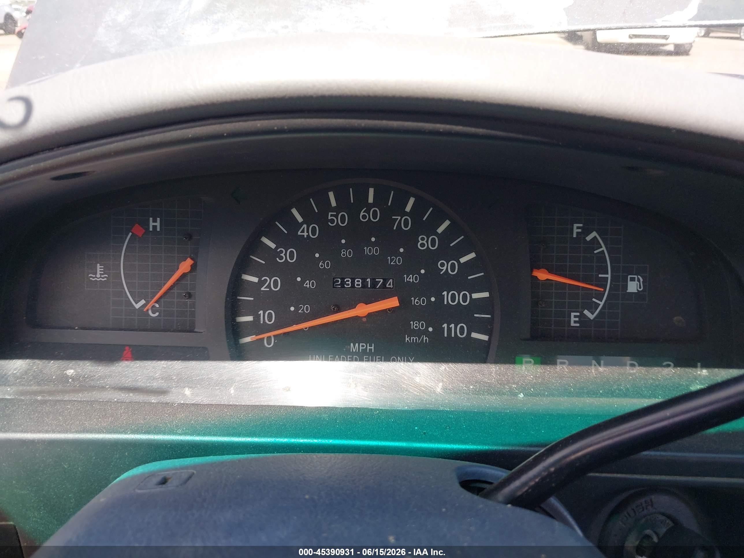 1998 Toyota Tacoma   Green vin: 4TANL42N8WZ097333