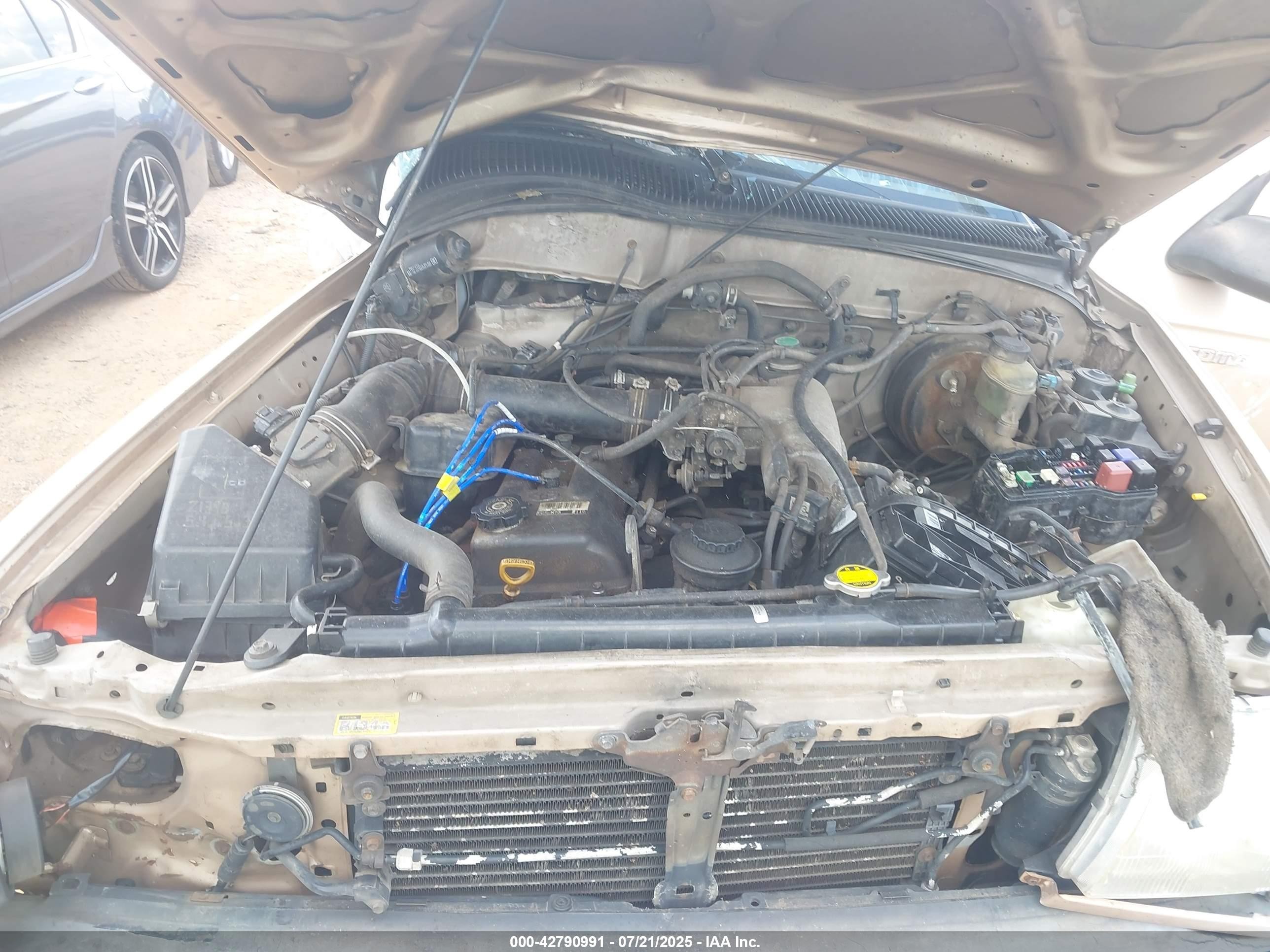 2000 Toyota Tacoma   Gold vin: 4TANL42N8YZ576340