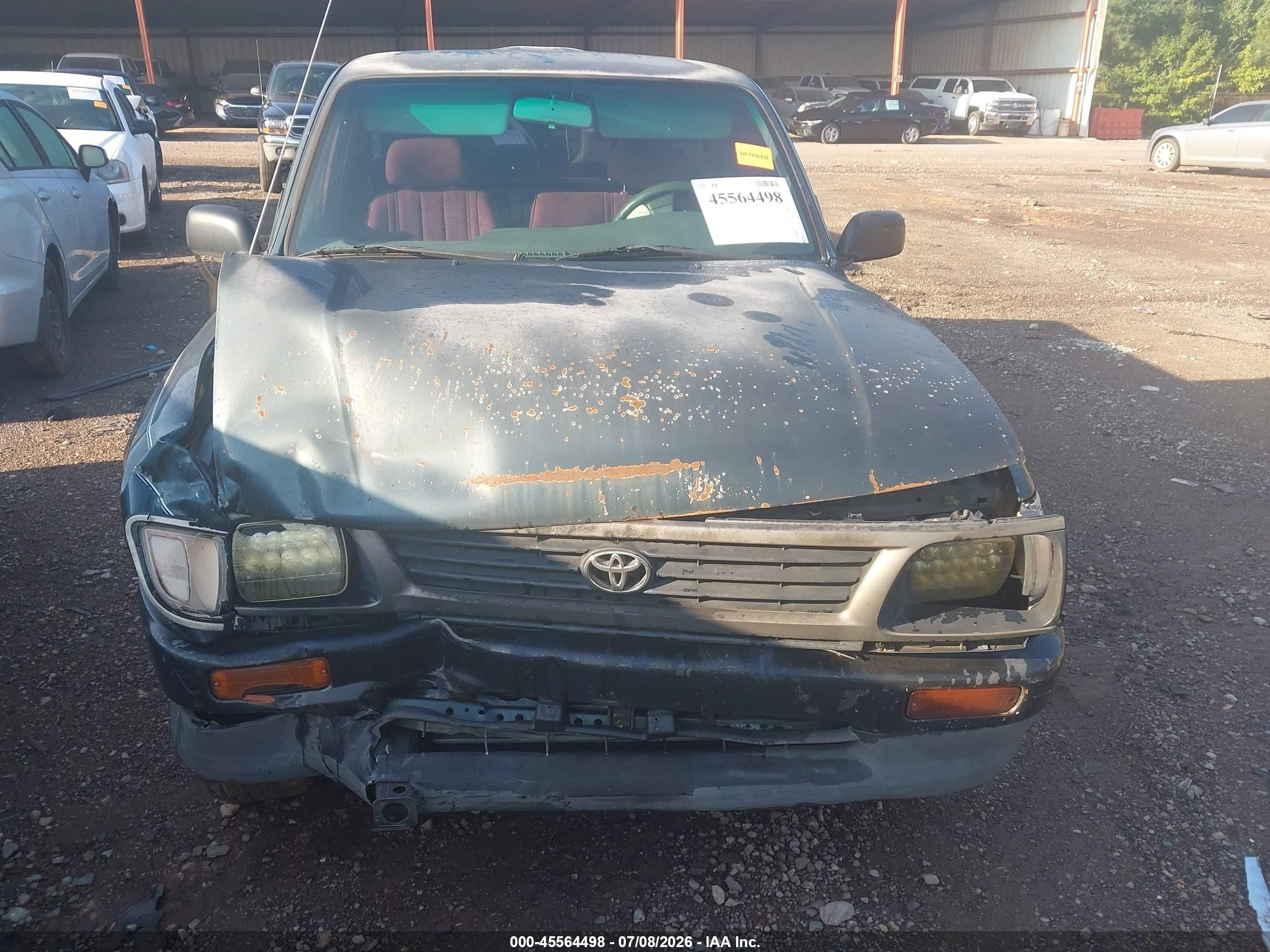 1996 Toyota Tacoma   Green vin: 4TANL42N9TZ183181