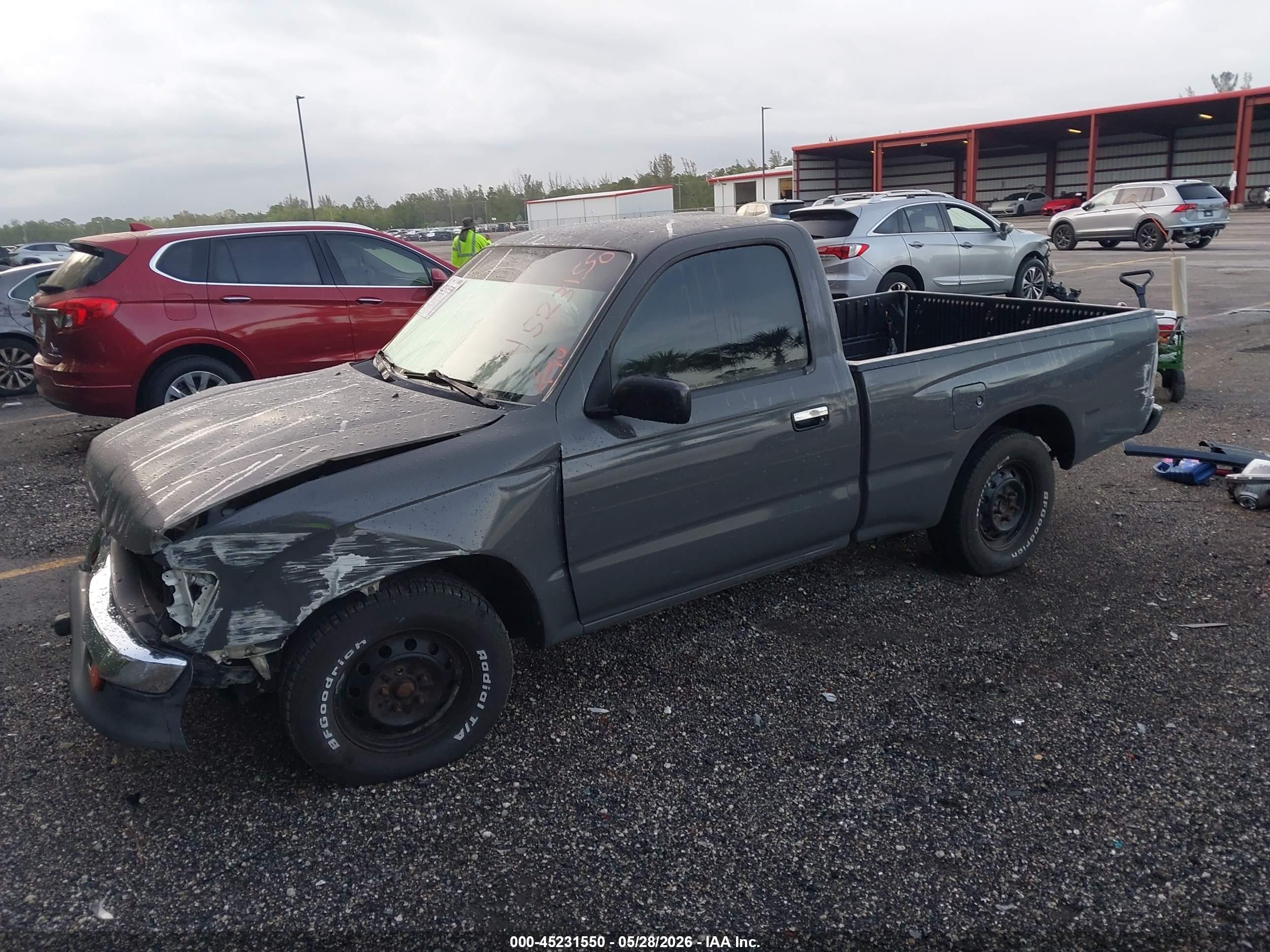 1998 Toyota Tacoma Gray vin: 4TANL42N9WZ064552