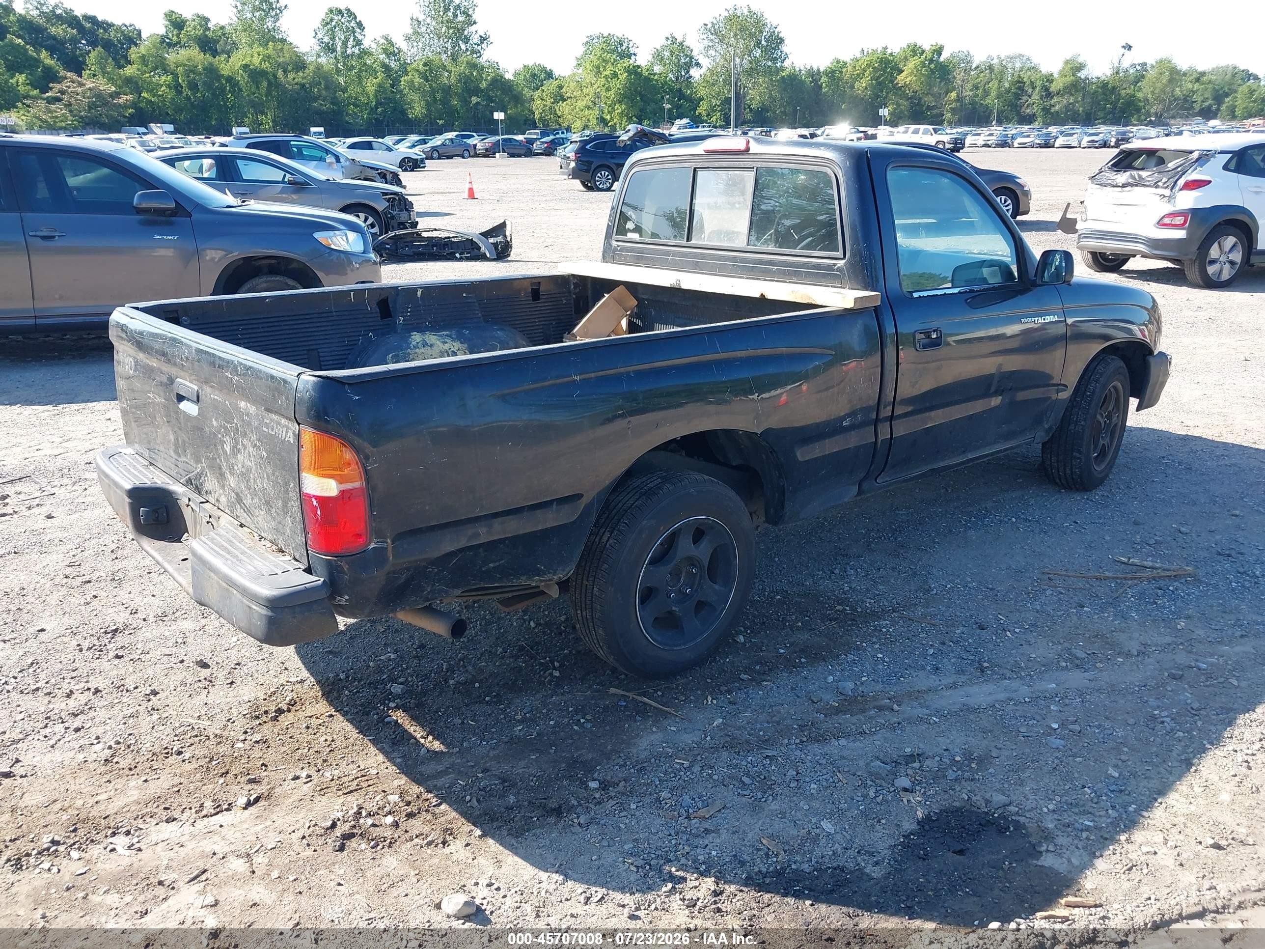 1998 Toyota Tacoma   Black vin: 4TANL42N9WZ136480