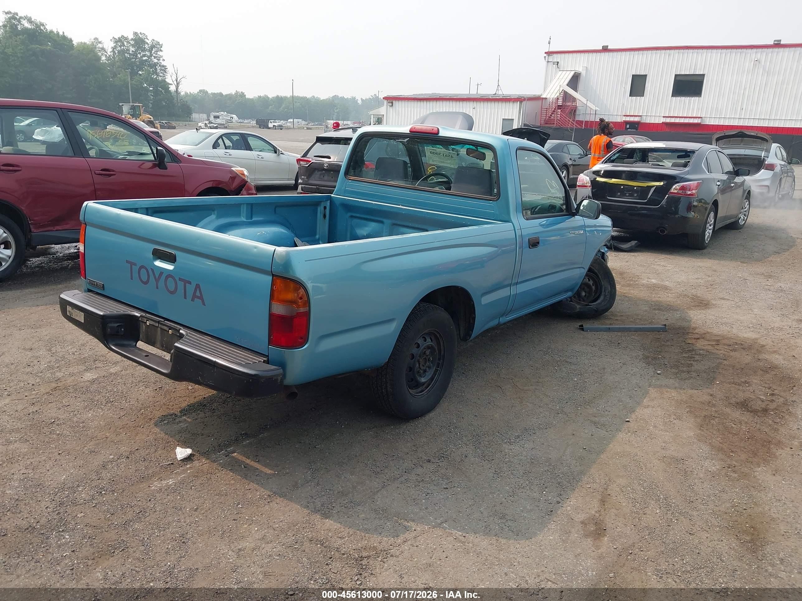 1996 Toyota Tacoma   Blue vin: 4TANL42NXTZ124754