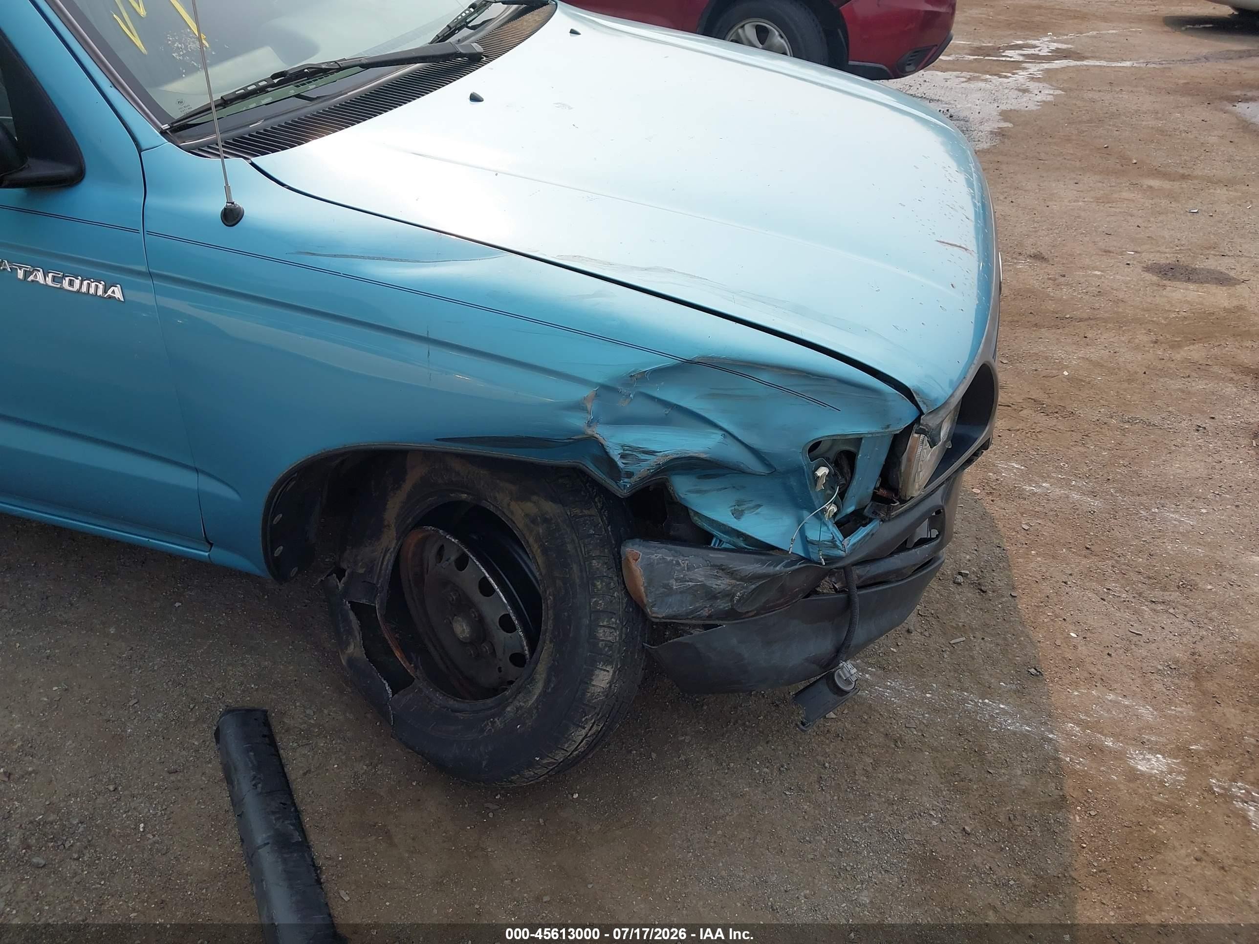 1996 Toyota Tacoma   Blue vin: 4TANL42NXTZ124754