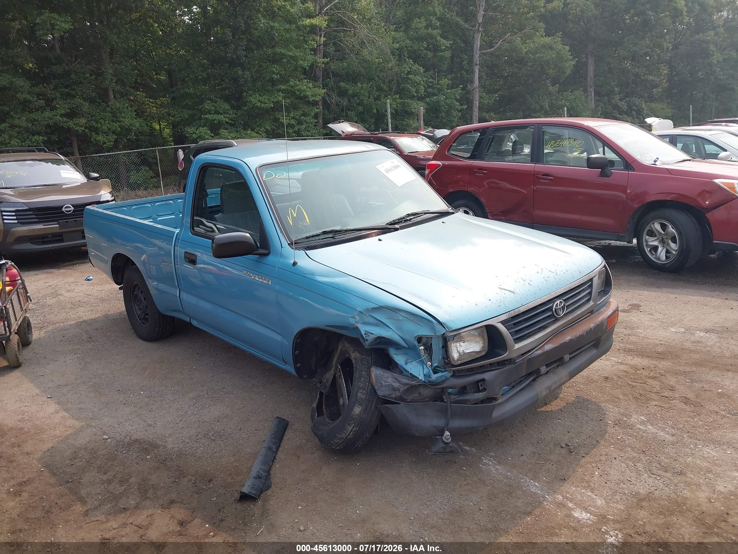 1996 Toyota Tacoma   Синий vin: 4TANL42NXTZ124754