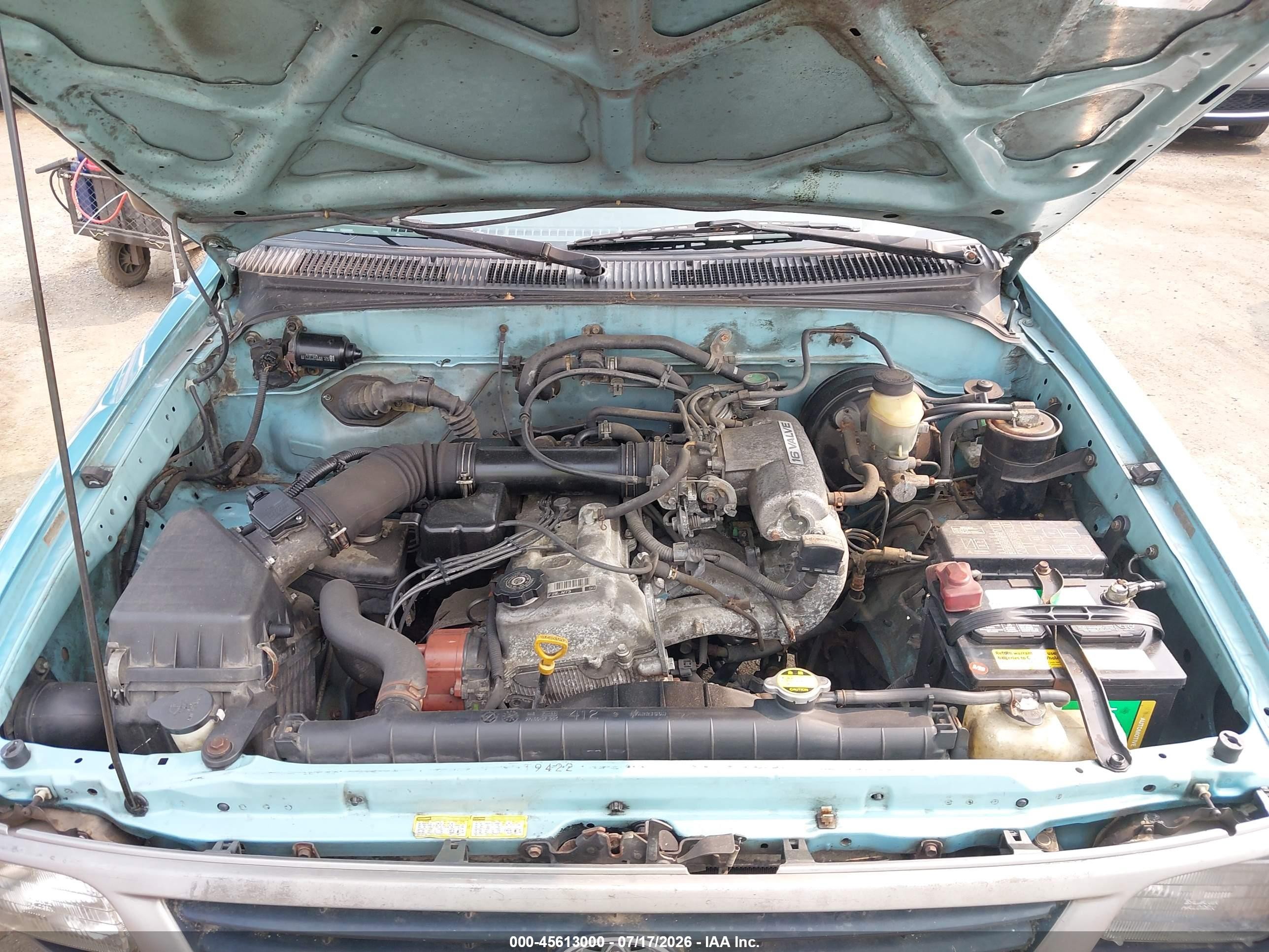 1996 Toyota Tacoma   Blue vin: 4TANL42NXTZ124754