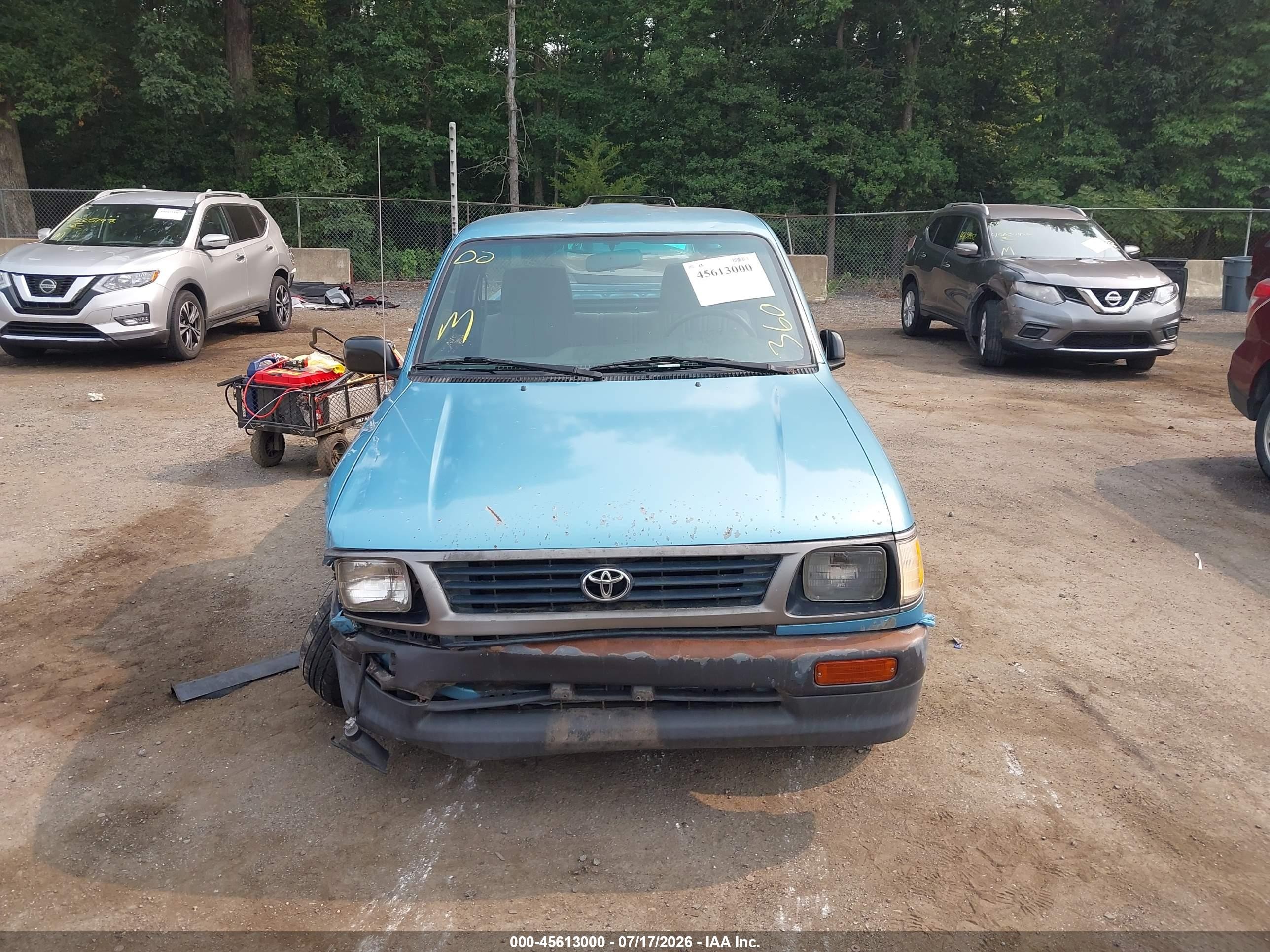 1996 Toyota Tacoma   Blue vin: 4TANL42NXTZ124754