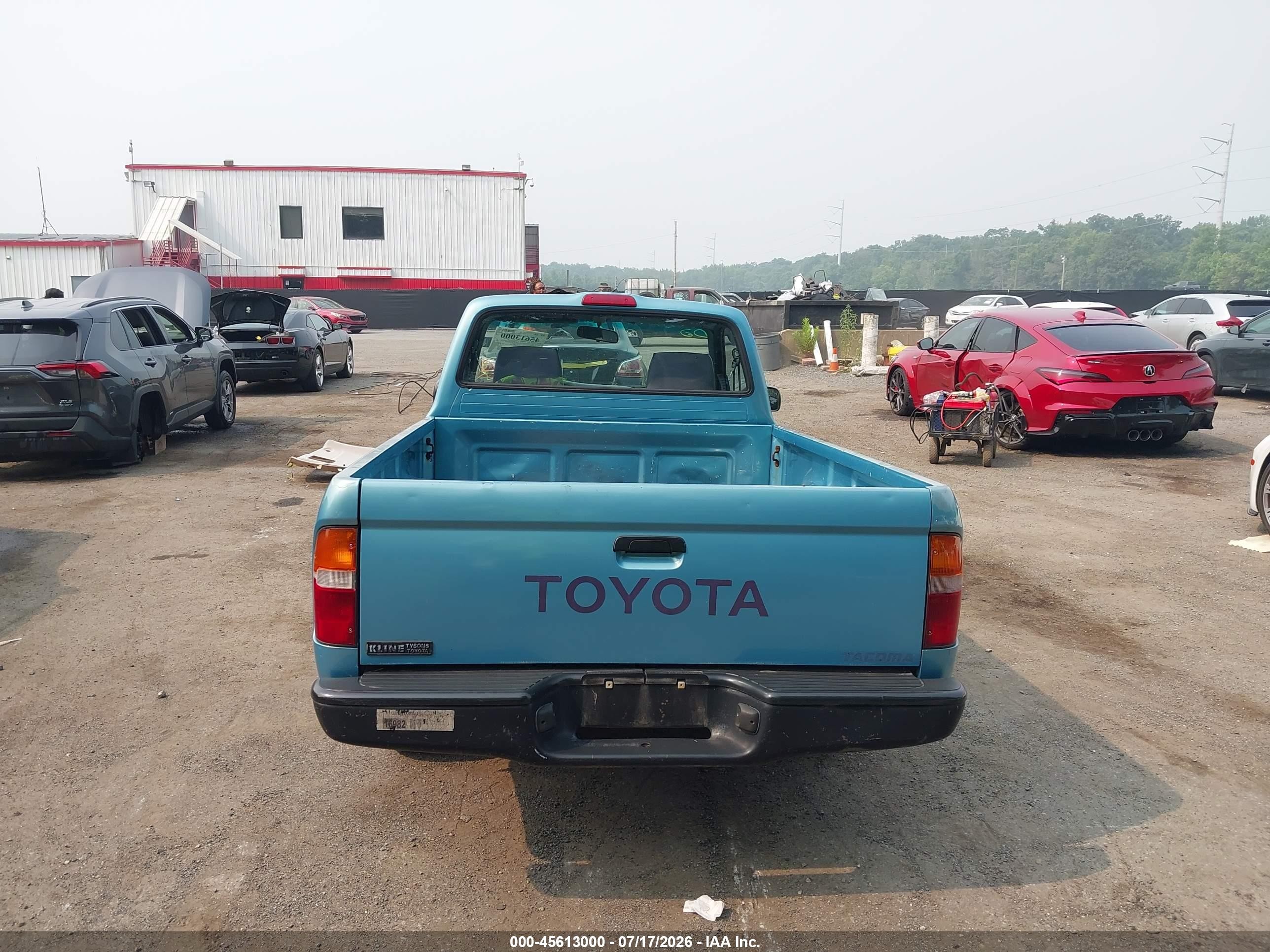 1996 Toyota Tacoma   Blue vin: 4TANL42NXTZ124754