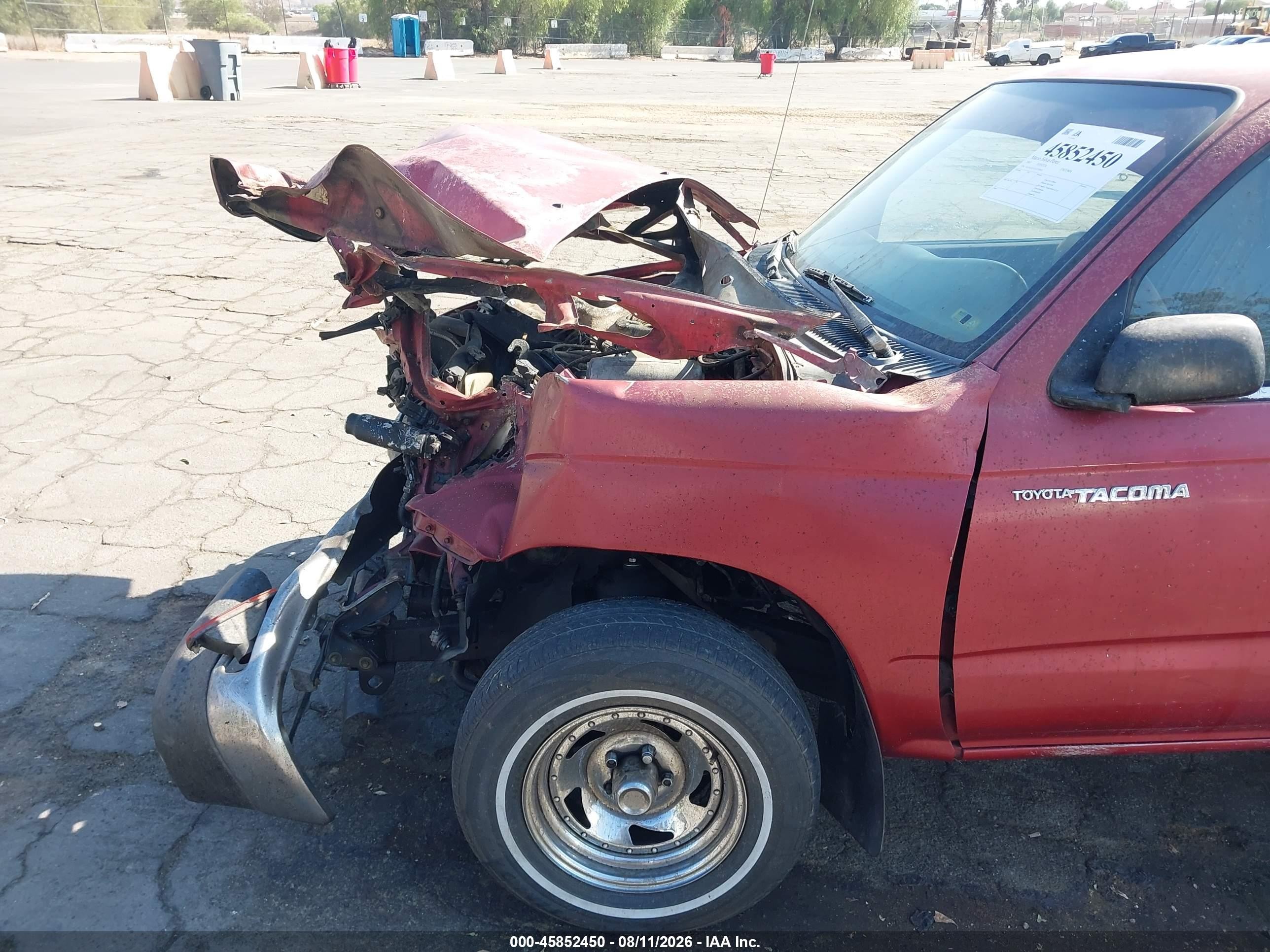 1997 Toyota Tacoma   Red vin: 4TANL42NXVZ236960